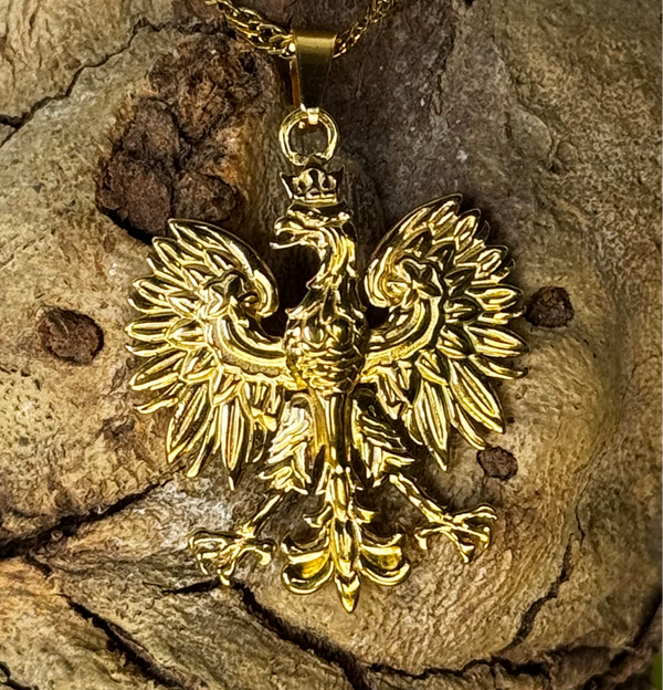 Phoenix Gold Stainless Steel Pendant