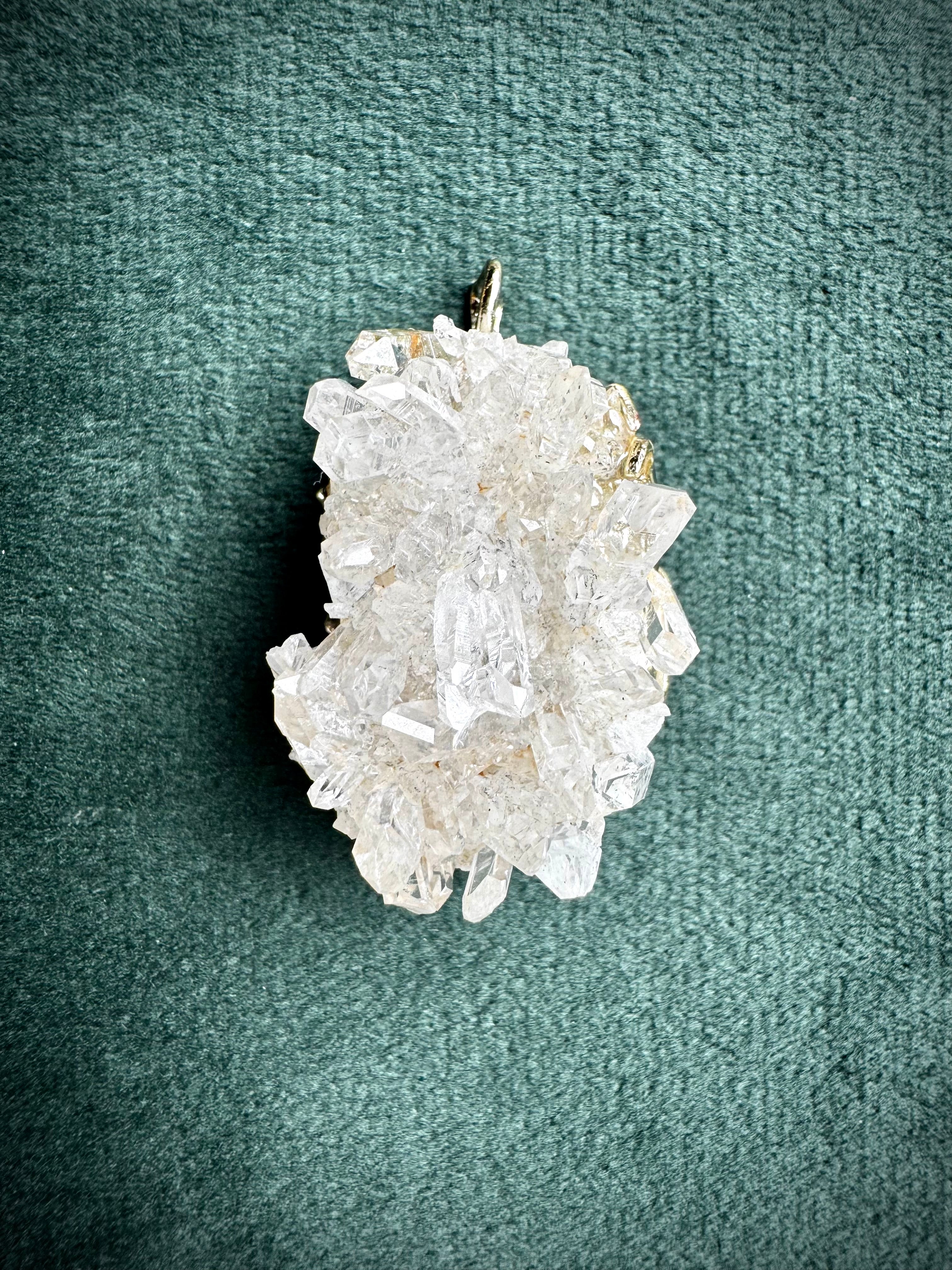 S925 clear Quartz Clusters