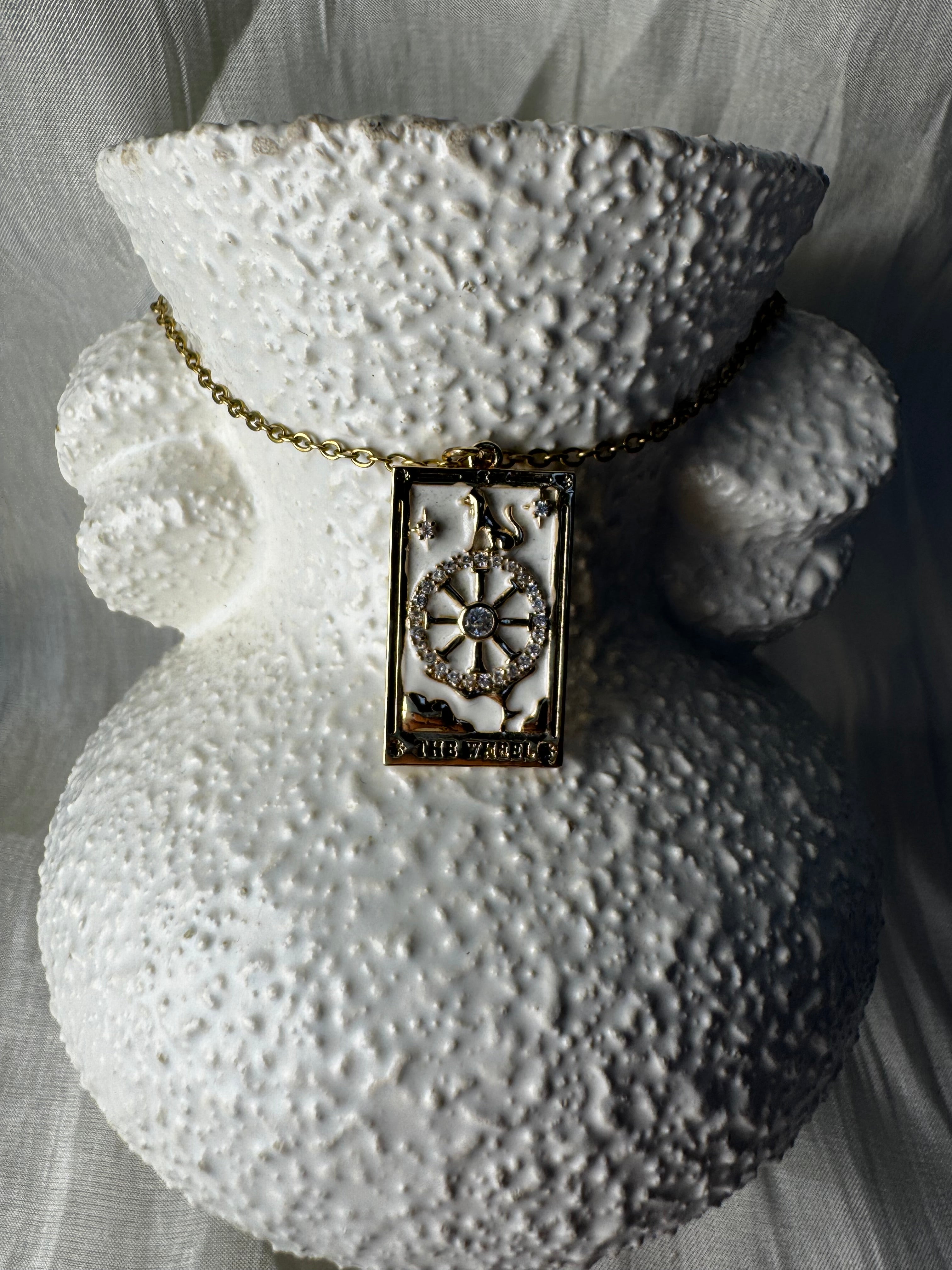 The Wheel Tarot Necklace
