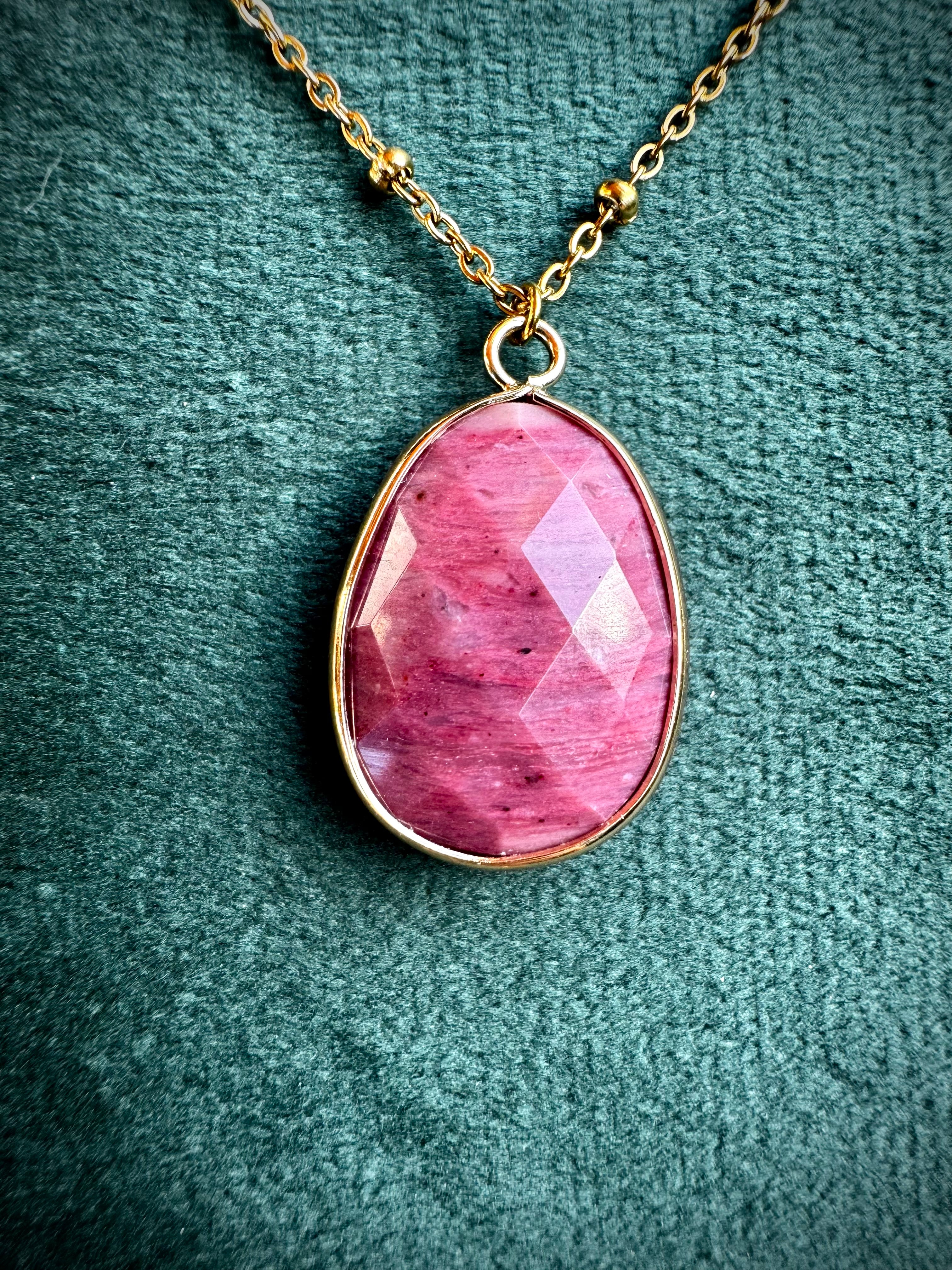 Boho crystal pendants