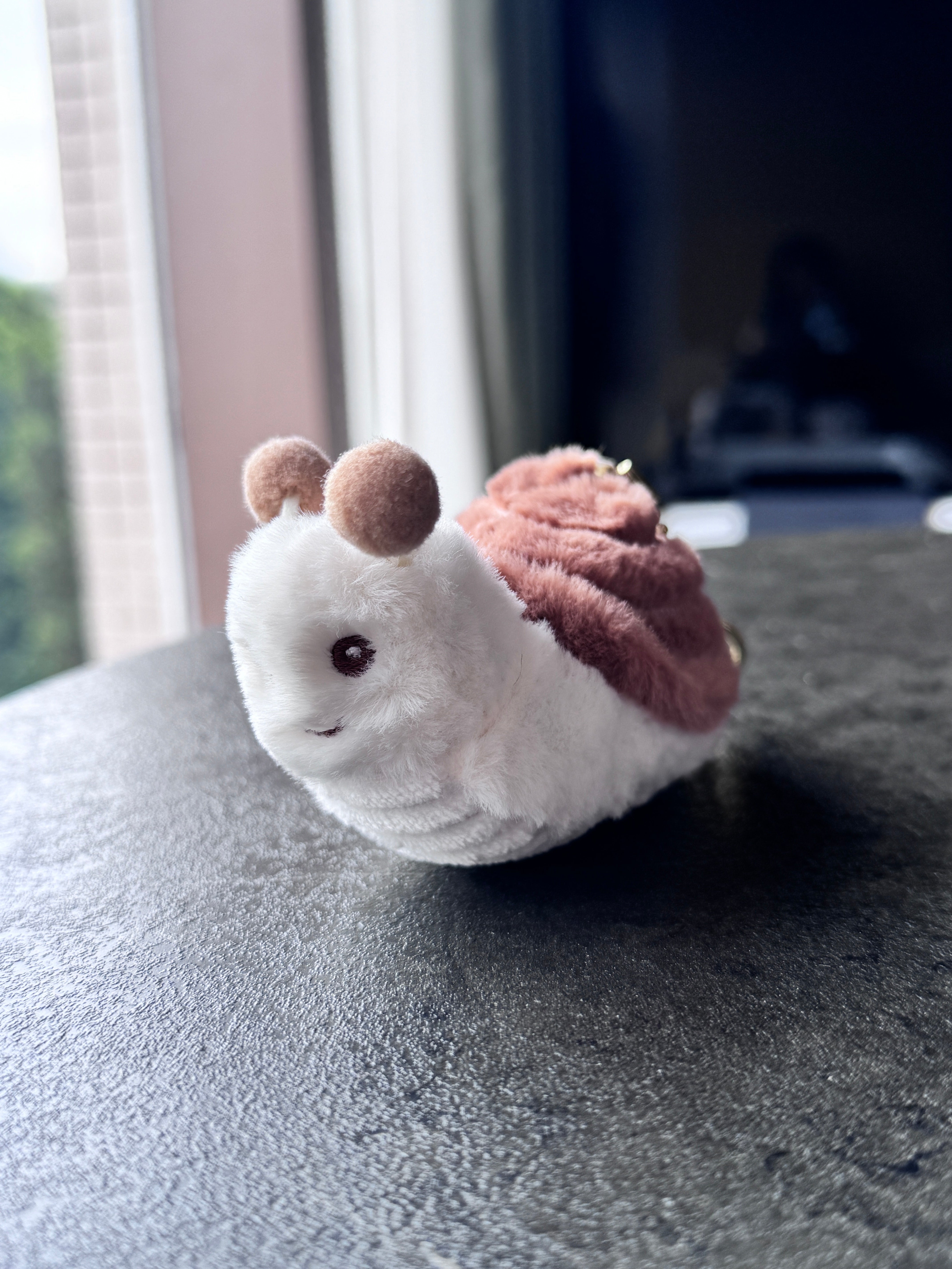 Snail Plushie Keyring