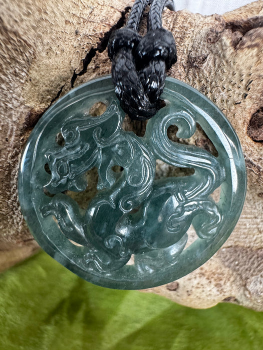 Small Jade Dragon Pendant