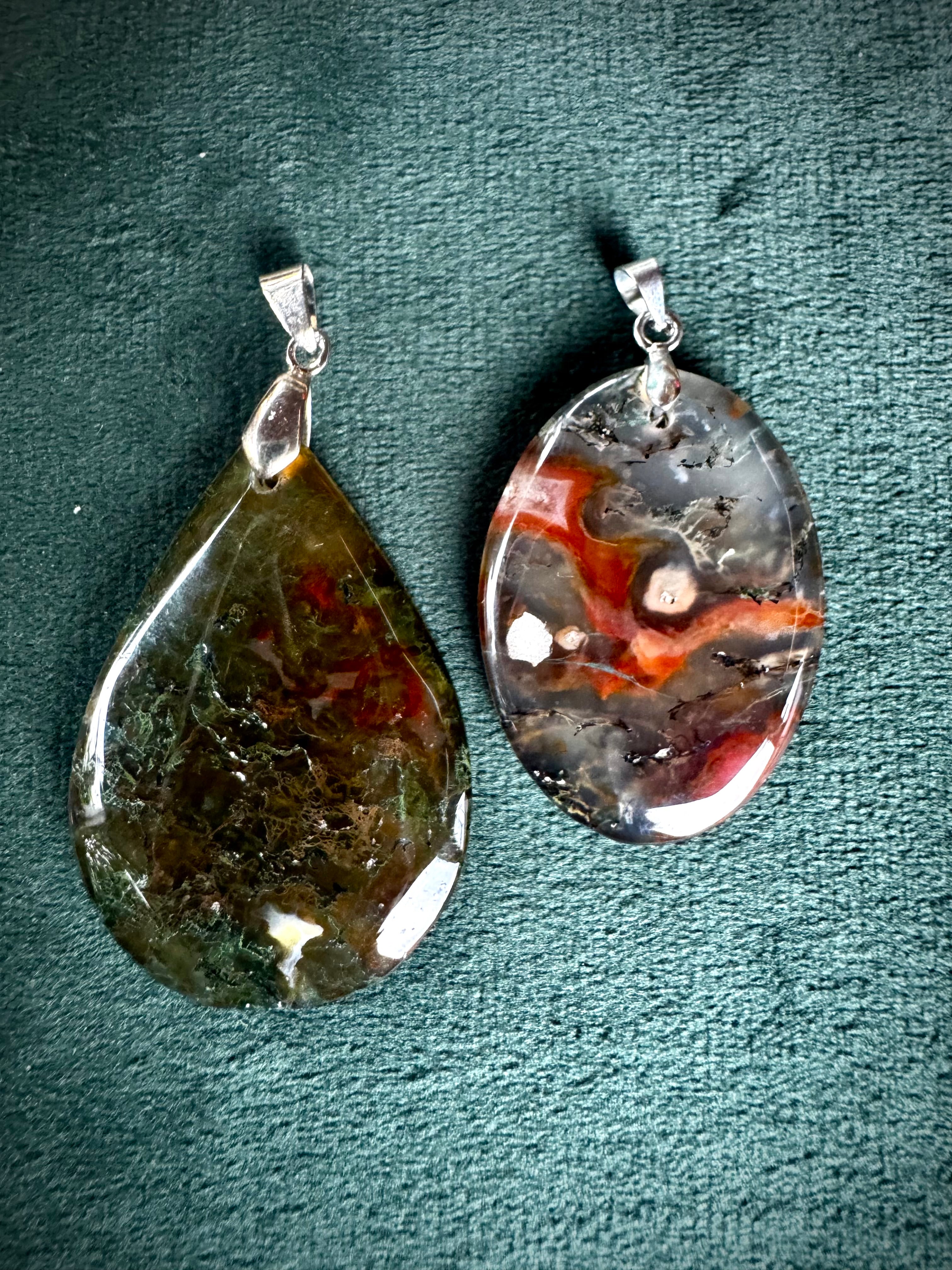 Moss Agate Pendant