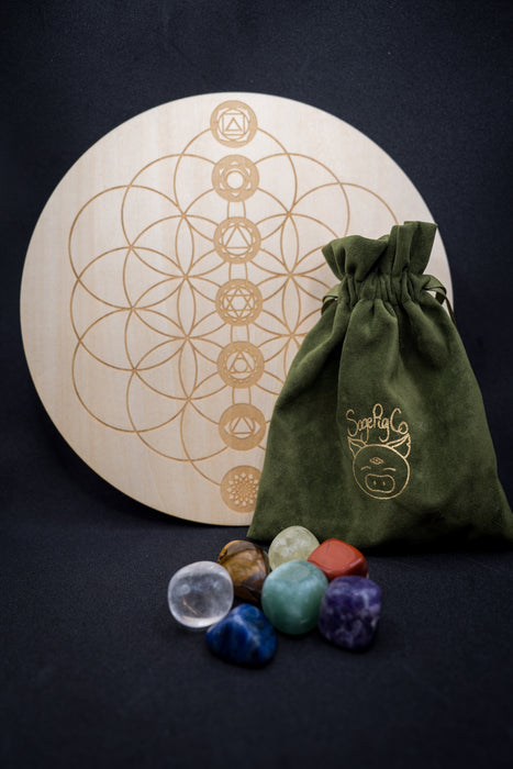 7 Chakras Crystal Set