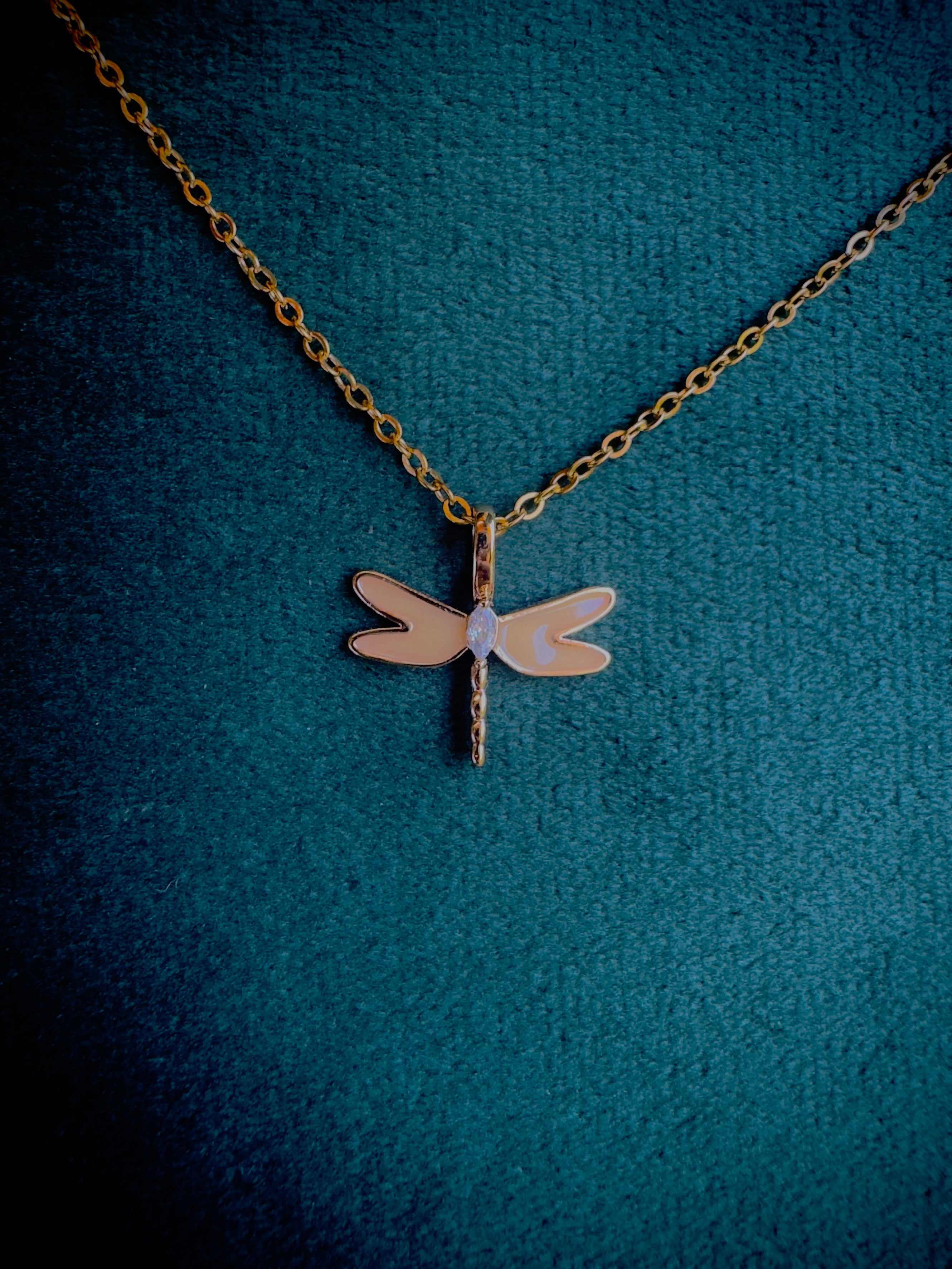 Soft Dragonfly Pendant