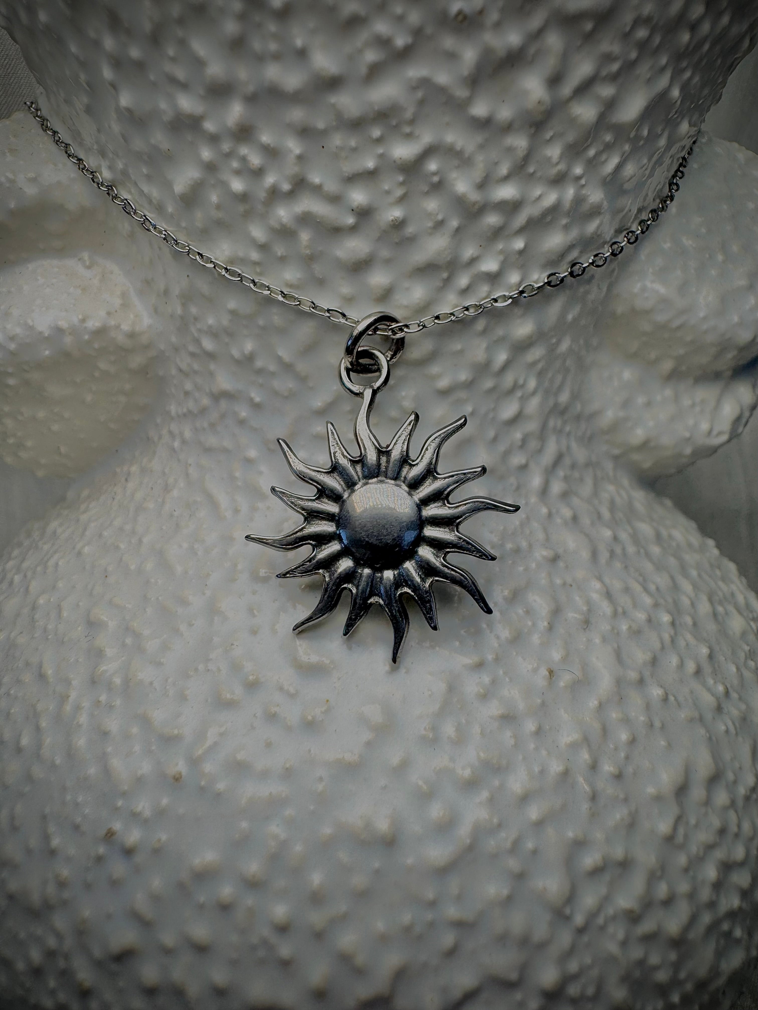 Silver Sun Pendant