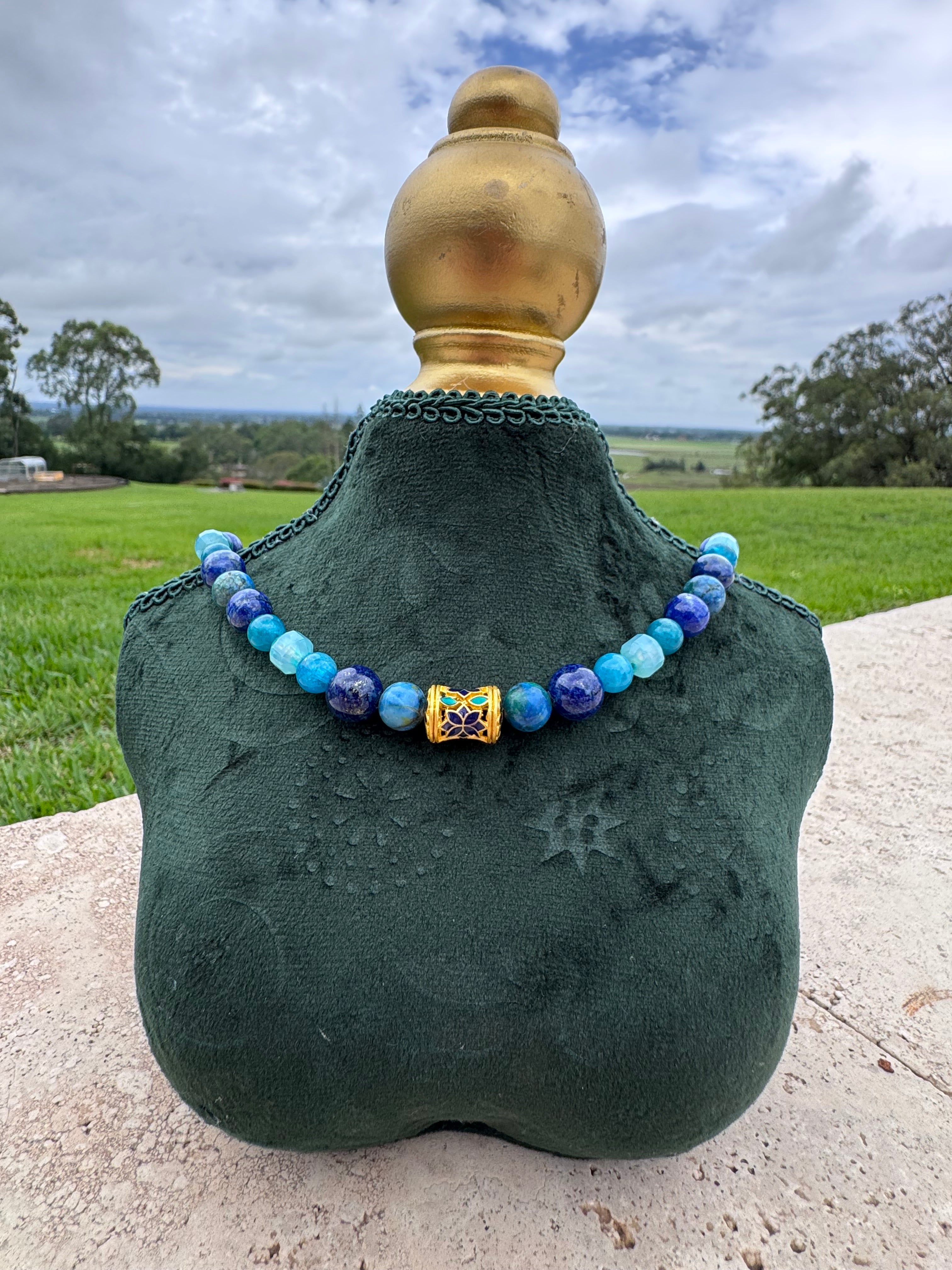 Lapis & Agate Necklace