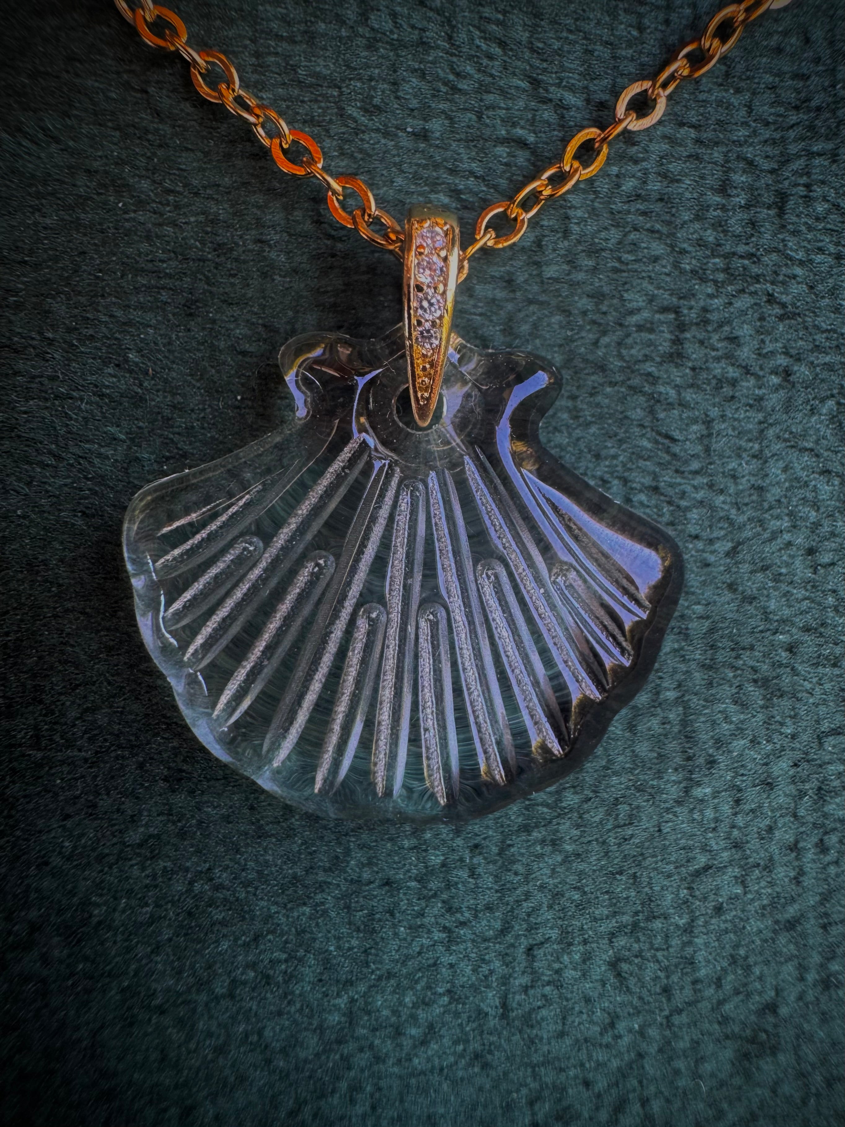 Clear Shell Charm