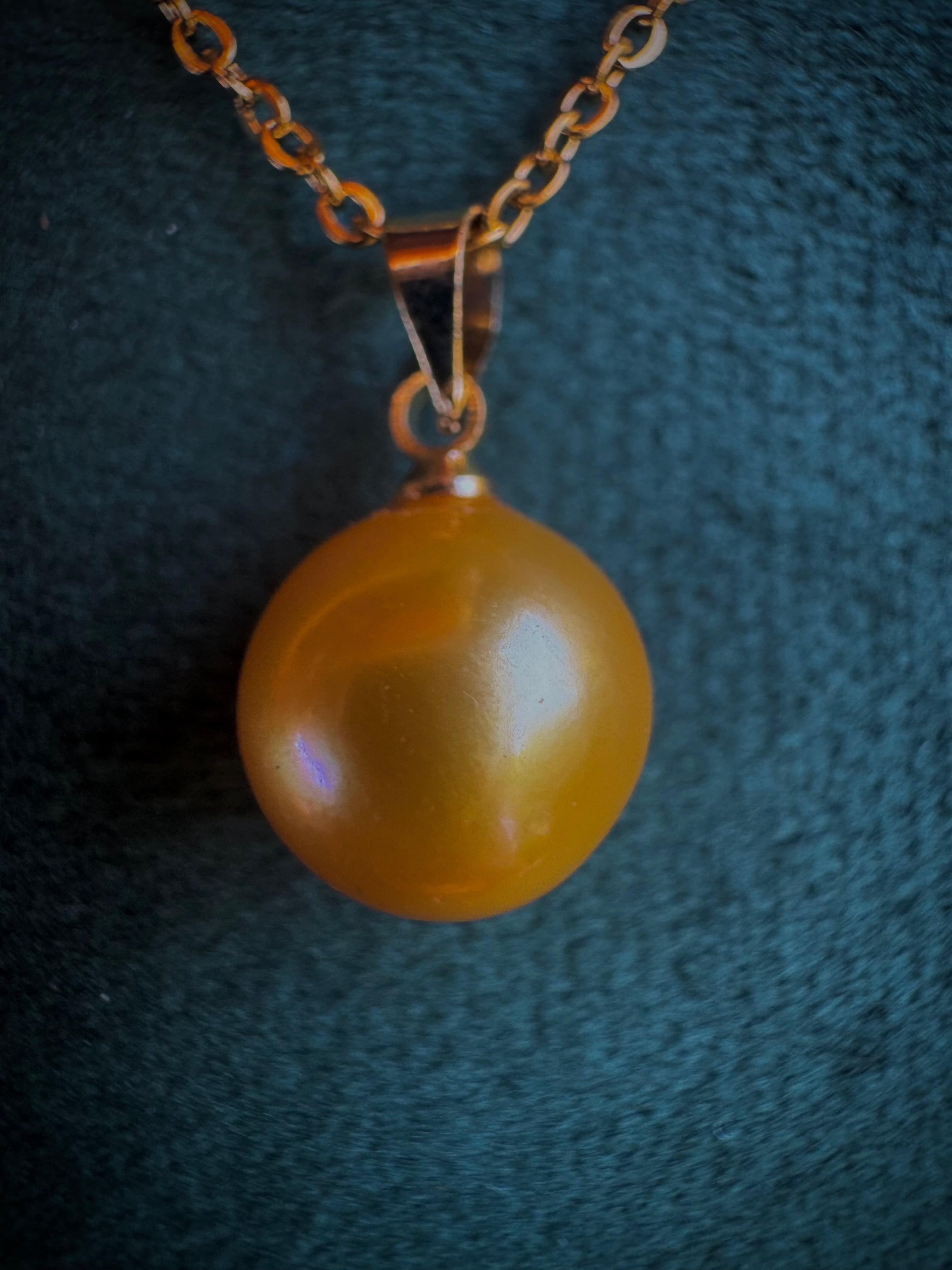 Gold Freshwater Pearl