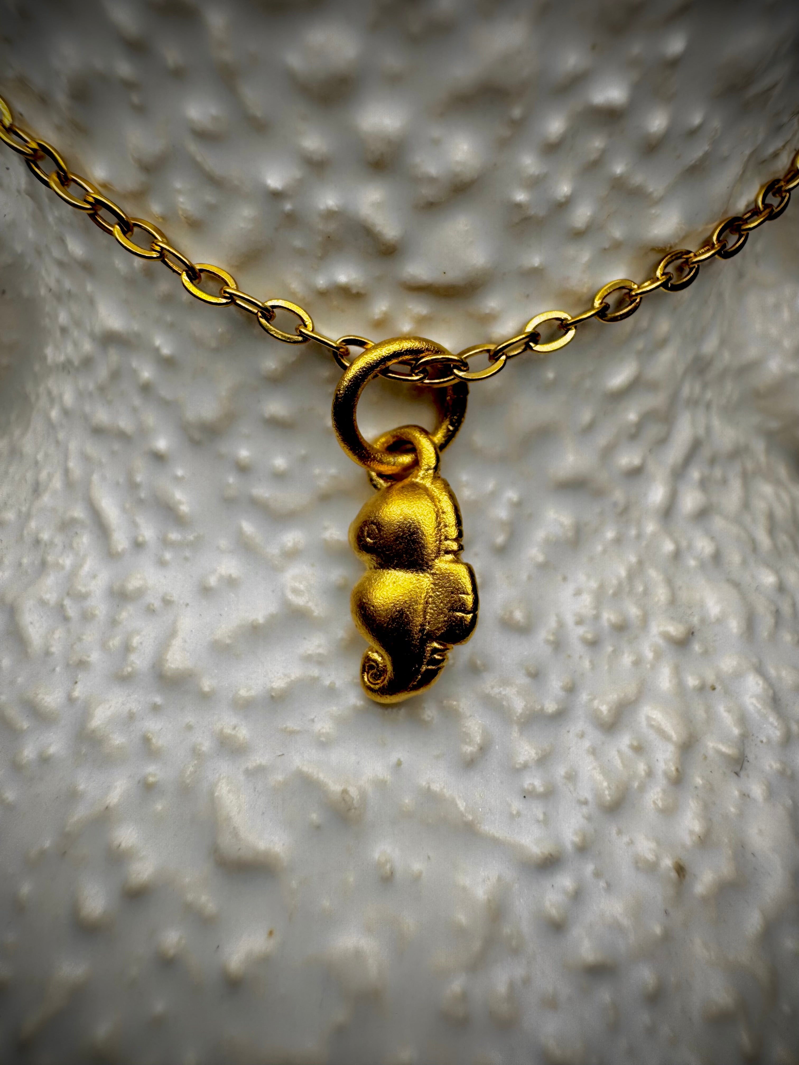 MINI Gold Sea Horse