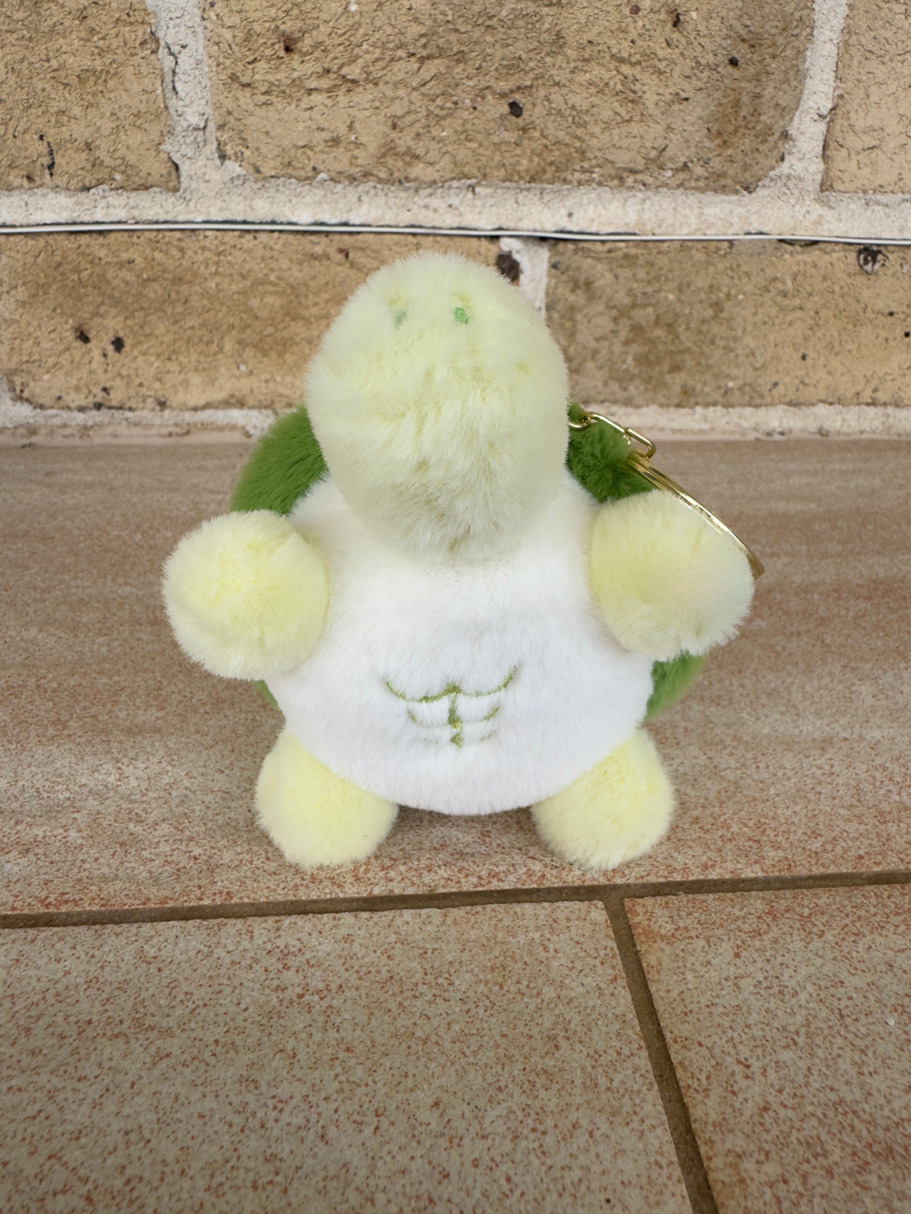 Workout Turtle Keychain