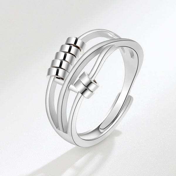 Plain Silver Fidget Ring