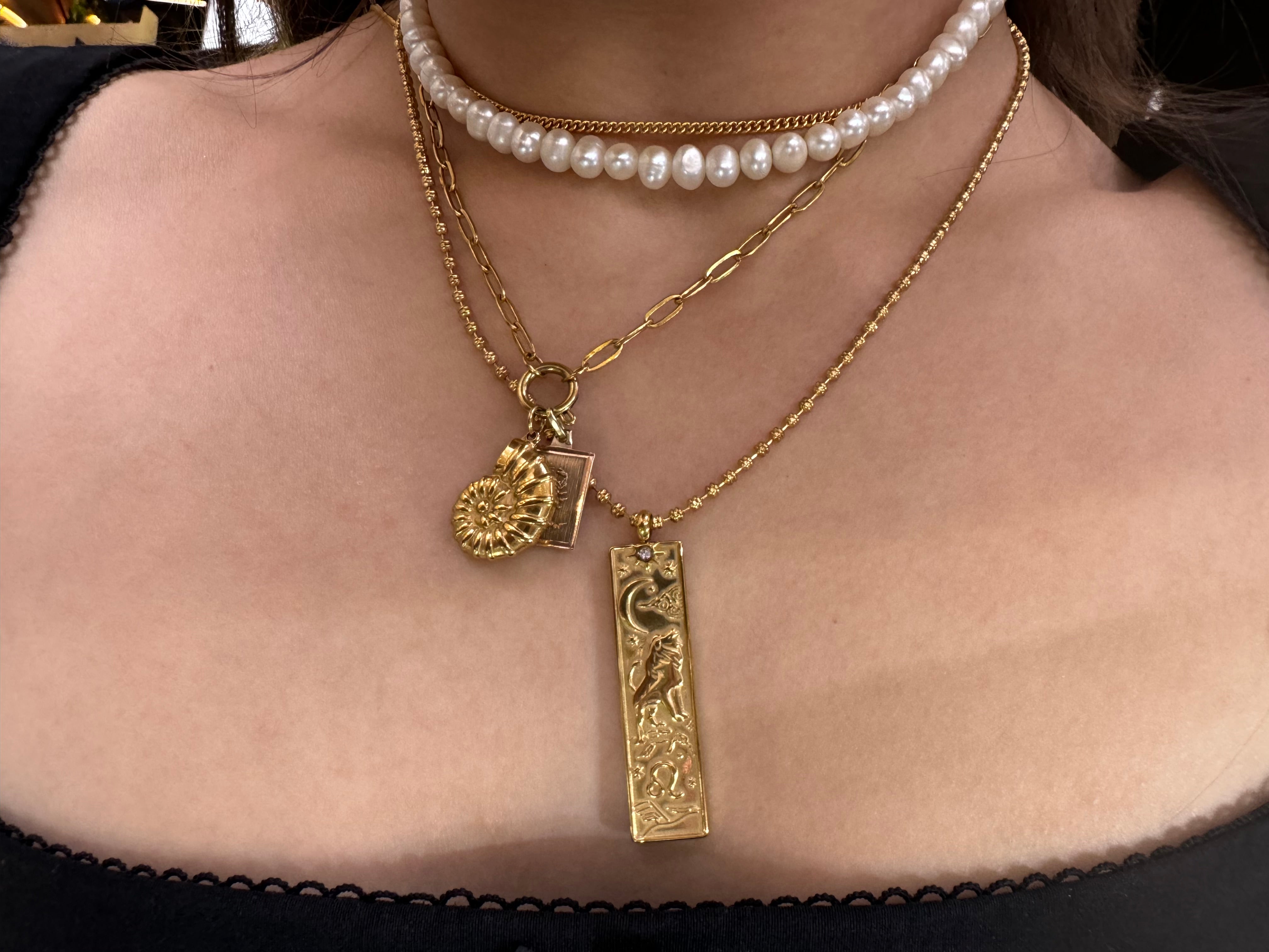 12 Zodiac Tarot Goddess Necklaces