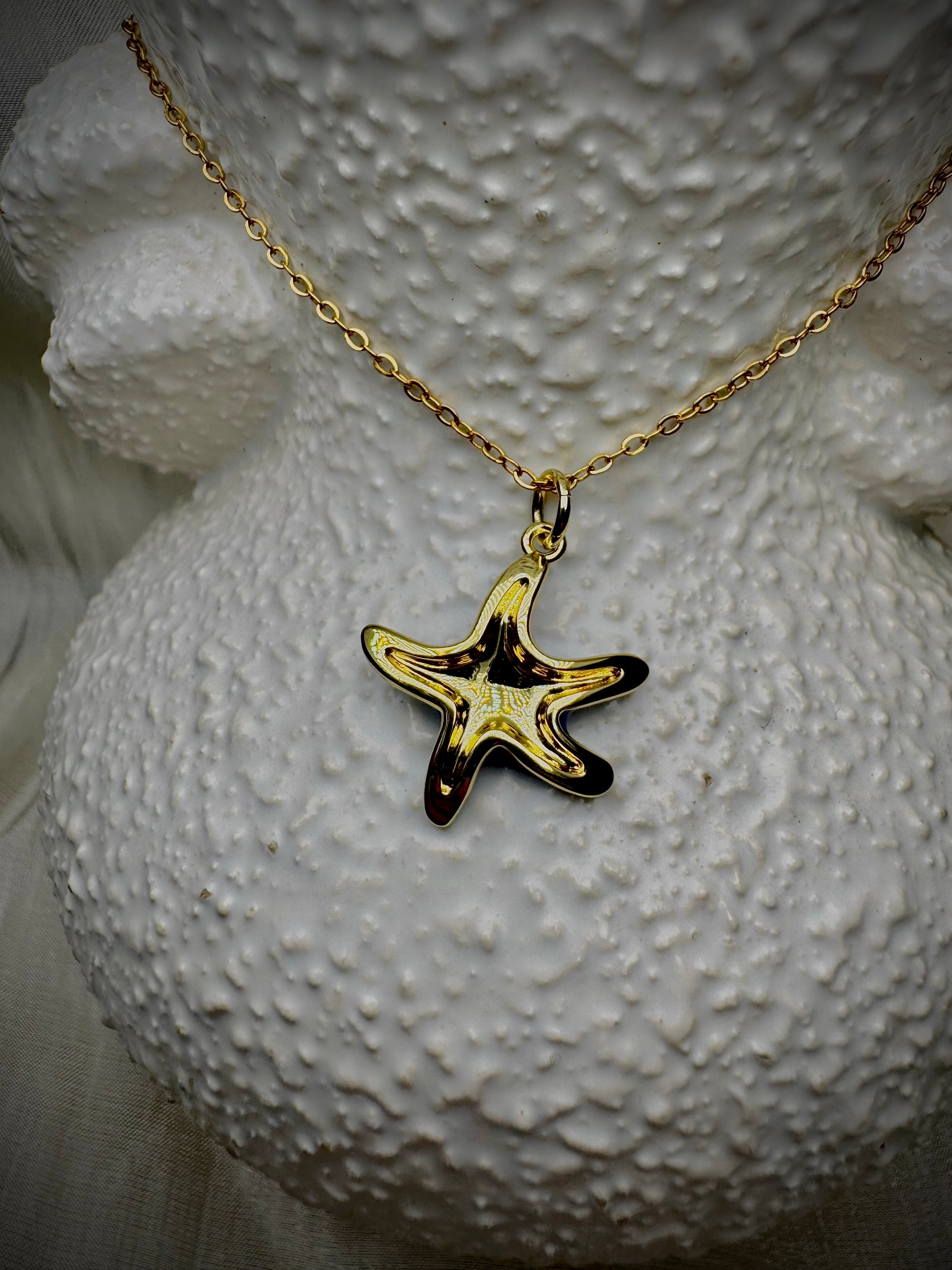 Blue Starfish Pendant