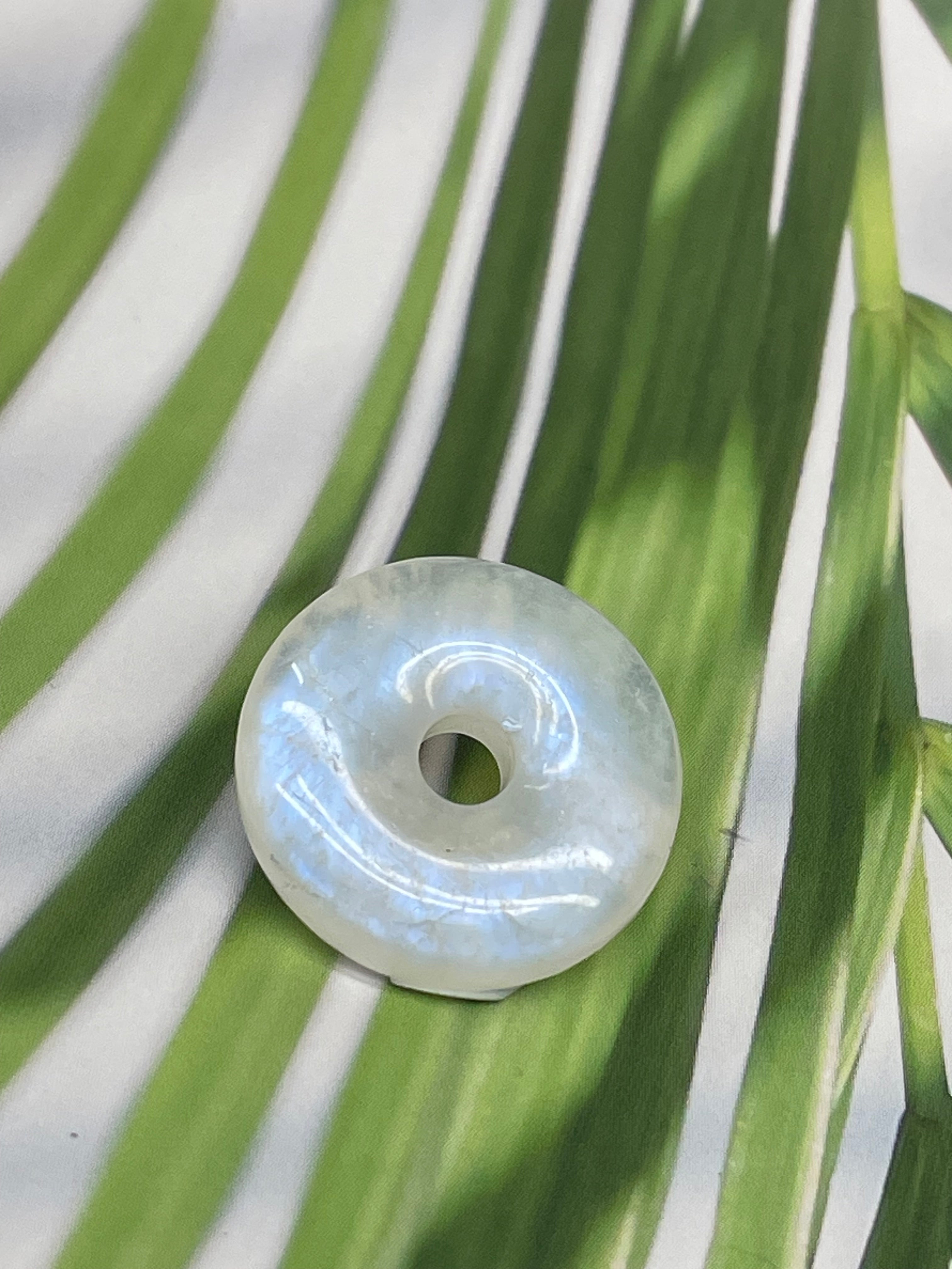 Moonstone Doughnut Pendant