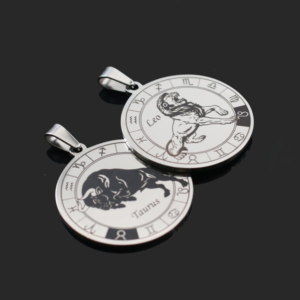 Stainless Steel Zodiac Coins
