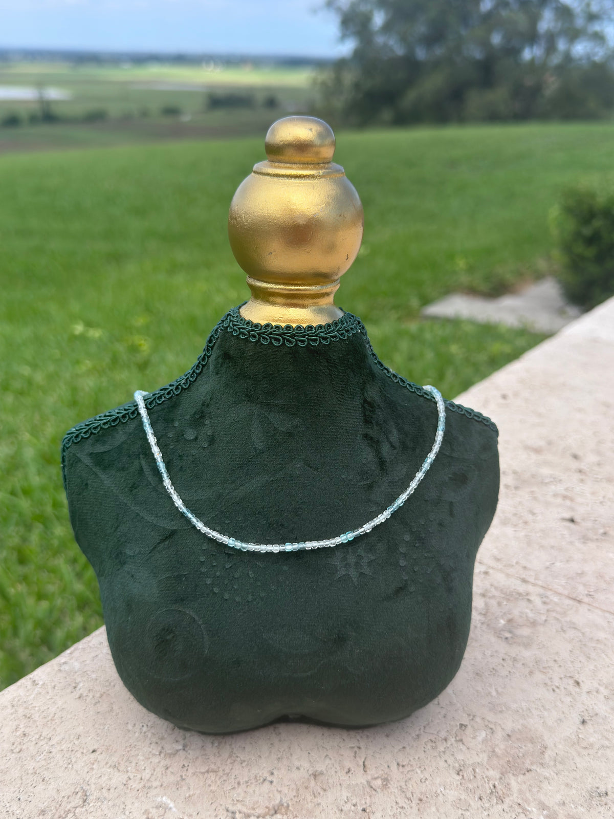 Aquamarine x Clear Quartz Necklace