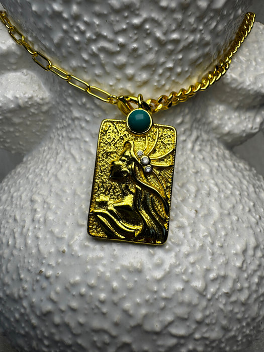 Gold Goddess Necklace