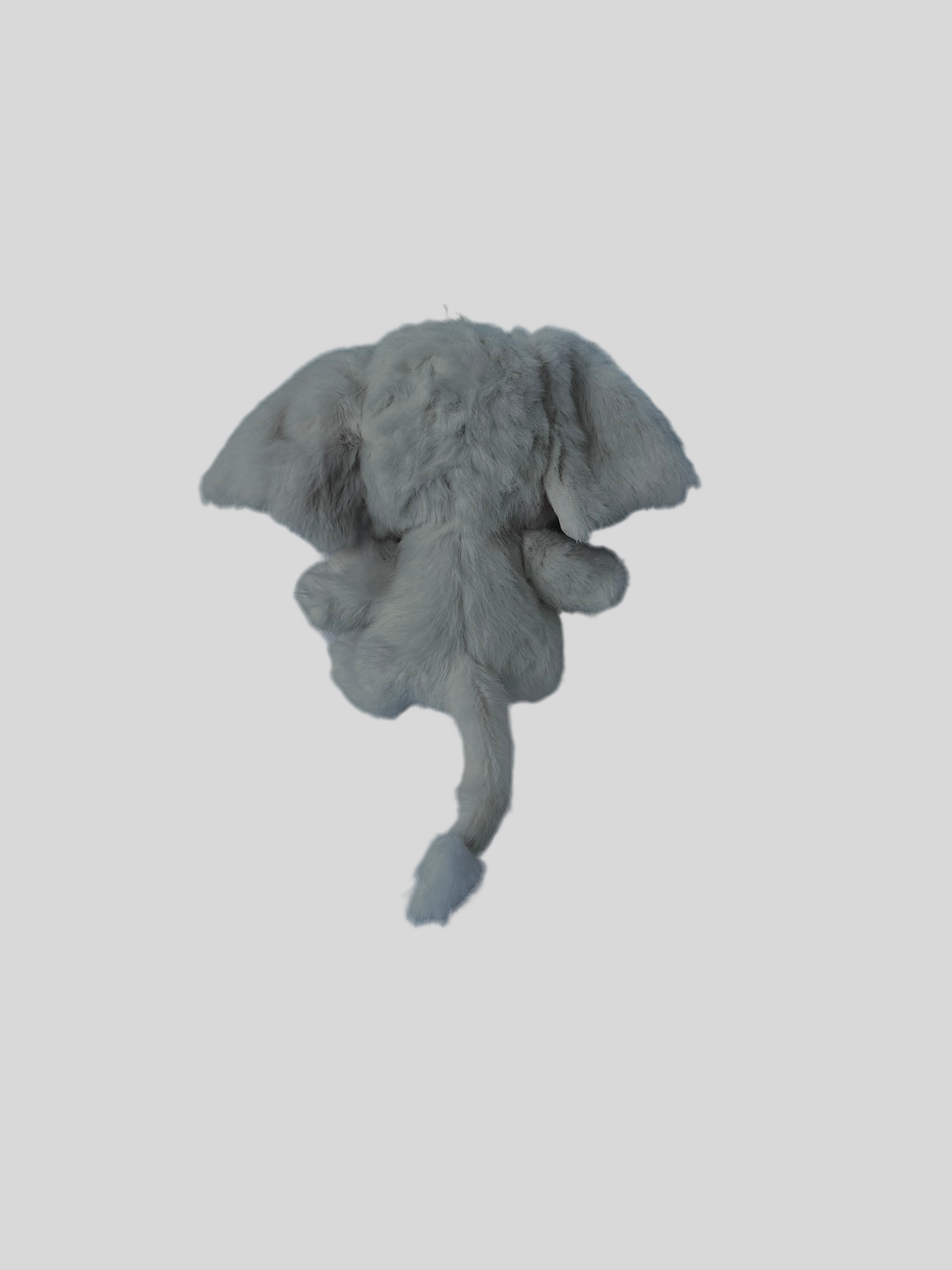 Baby Elephant Plush Keyring