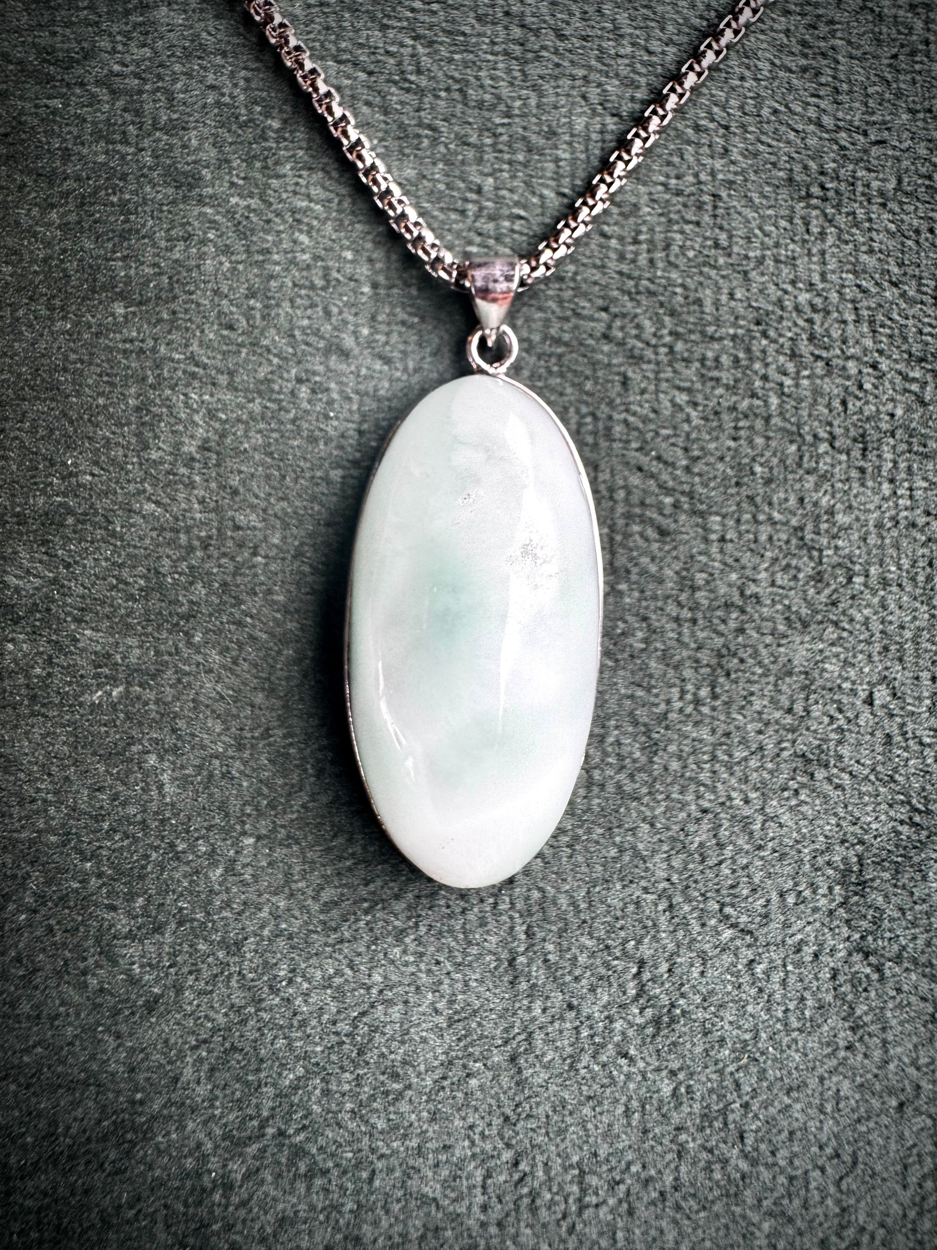 S925 Green Larimar Pendant
