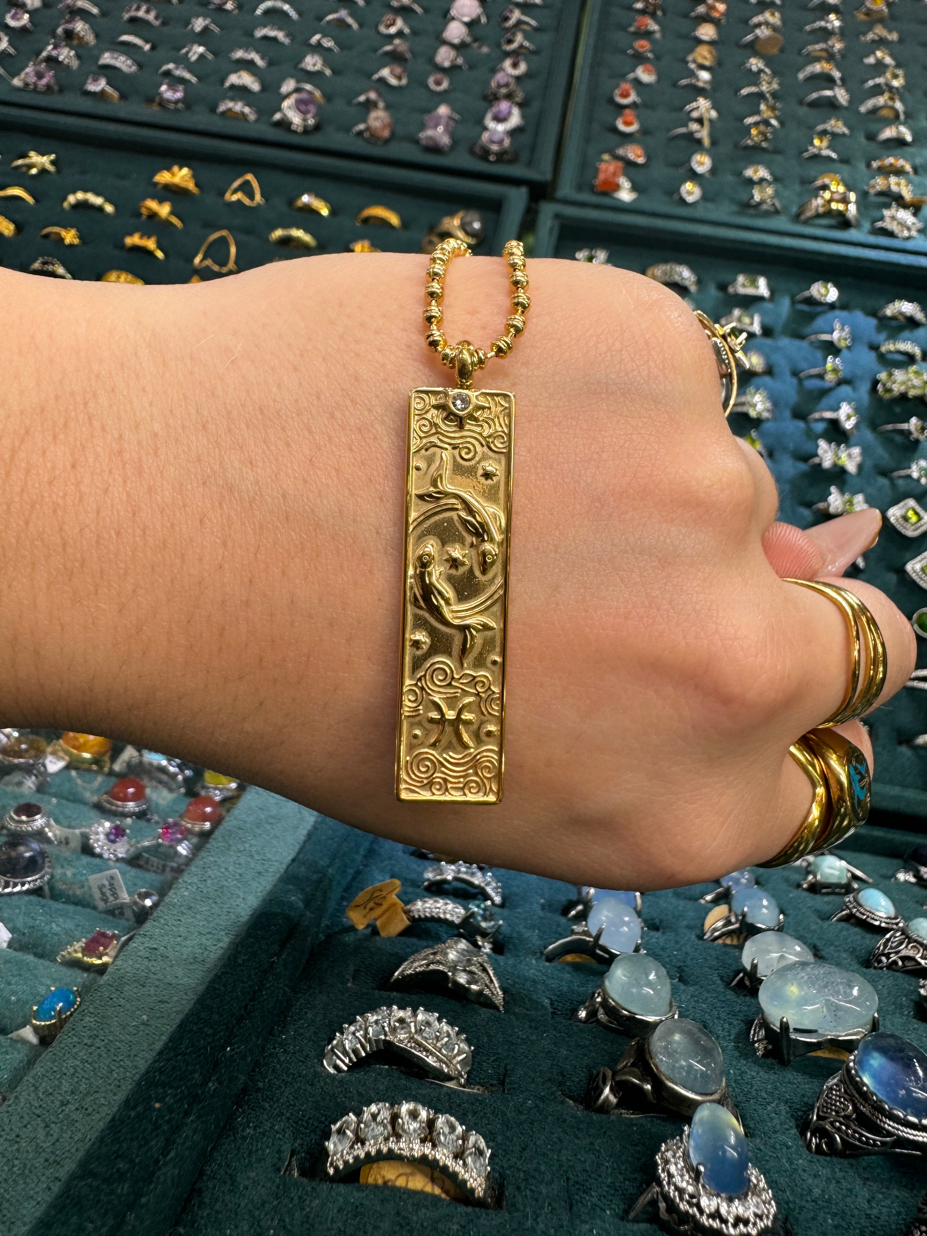 12 Zodiac Tarot Goddess Necklaces