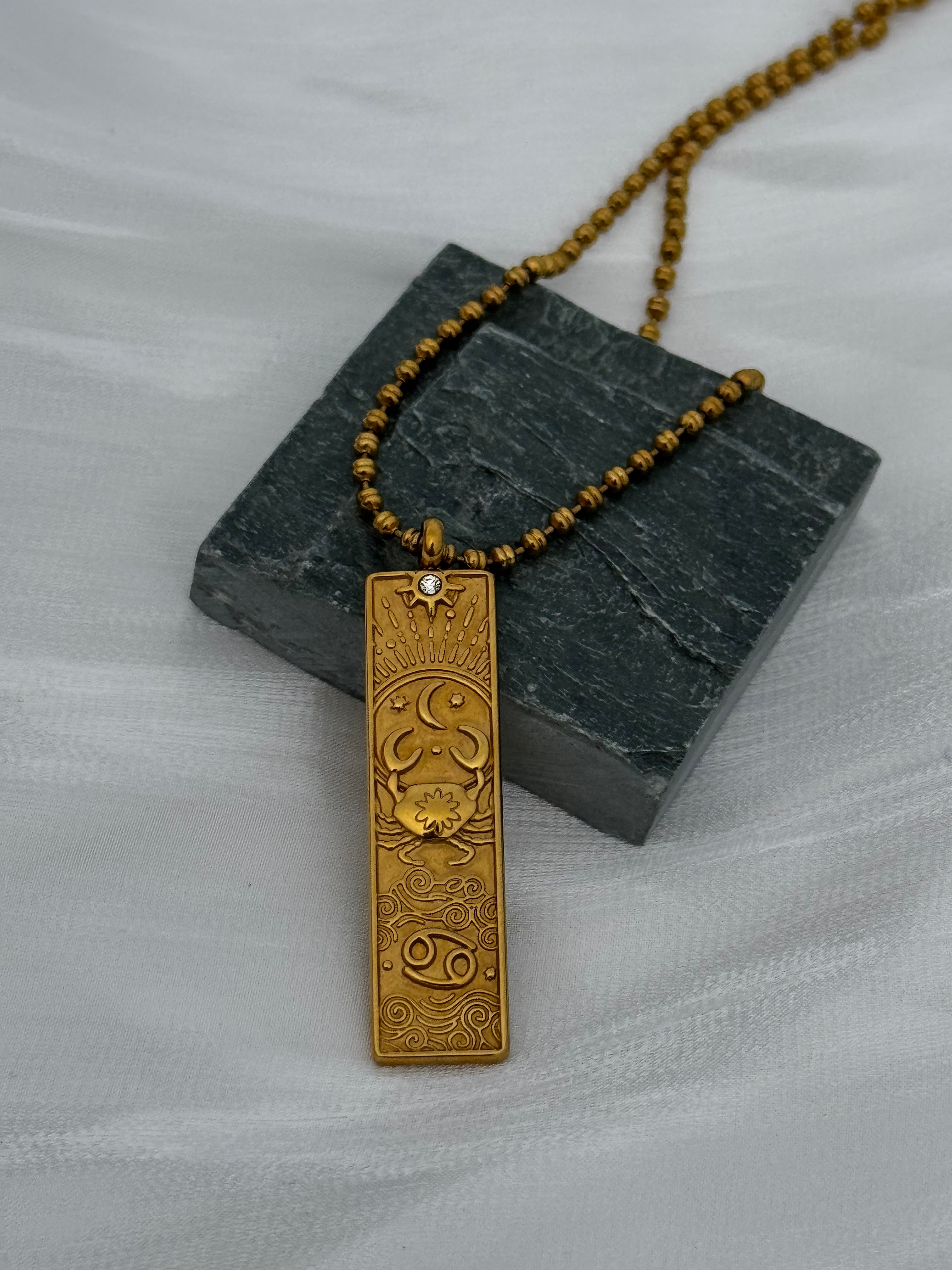 12 Zodiac Tarot Goddess Necklaces