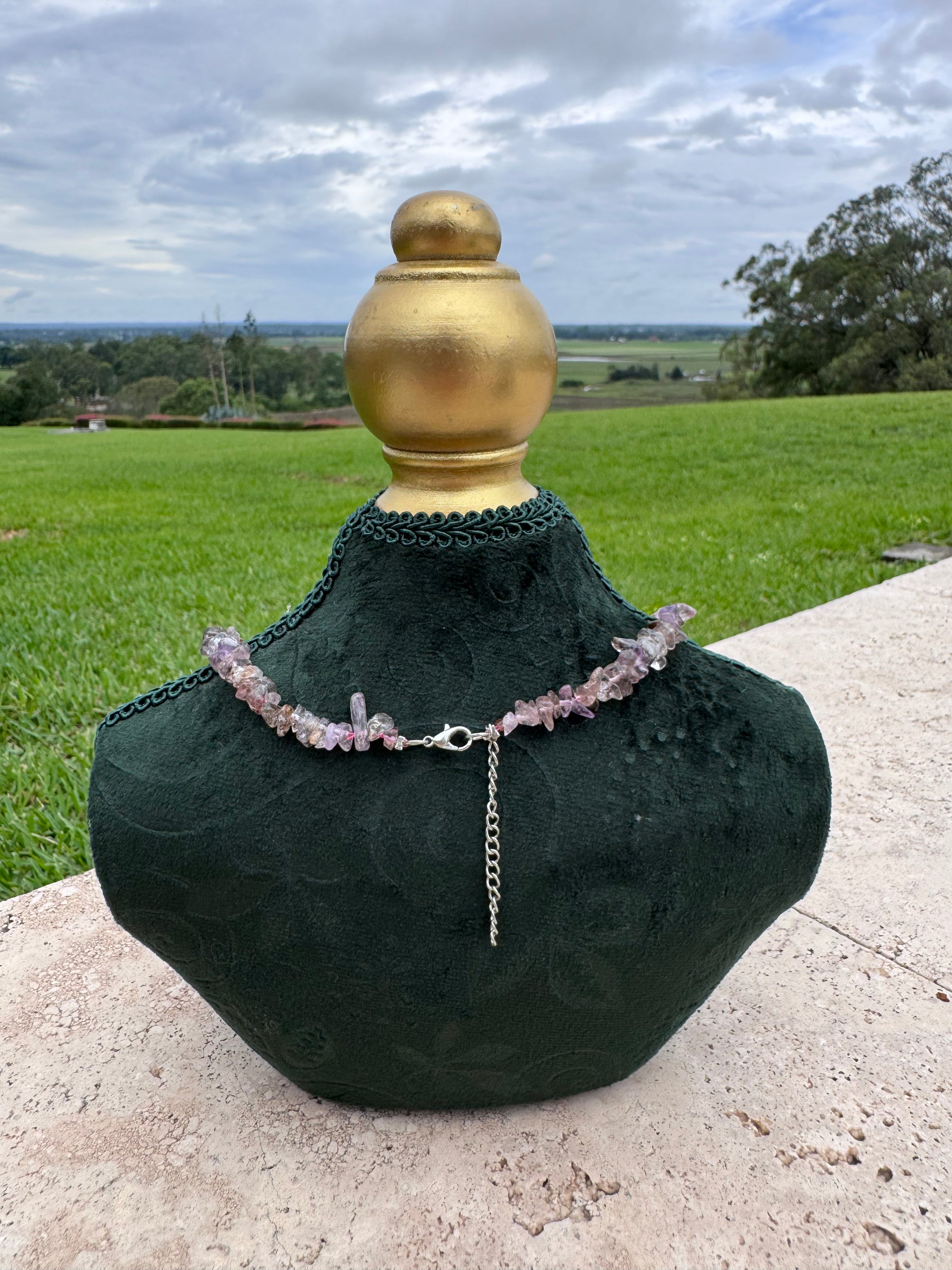 Super Seven Crystal Chip Necklace