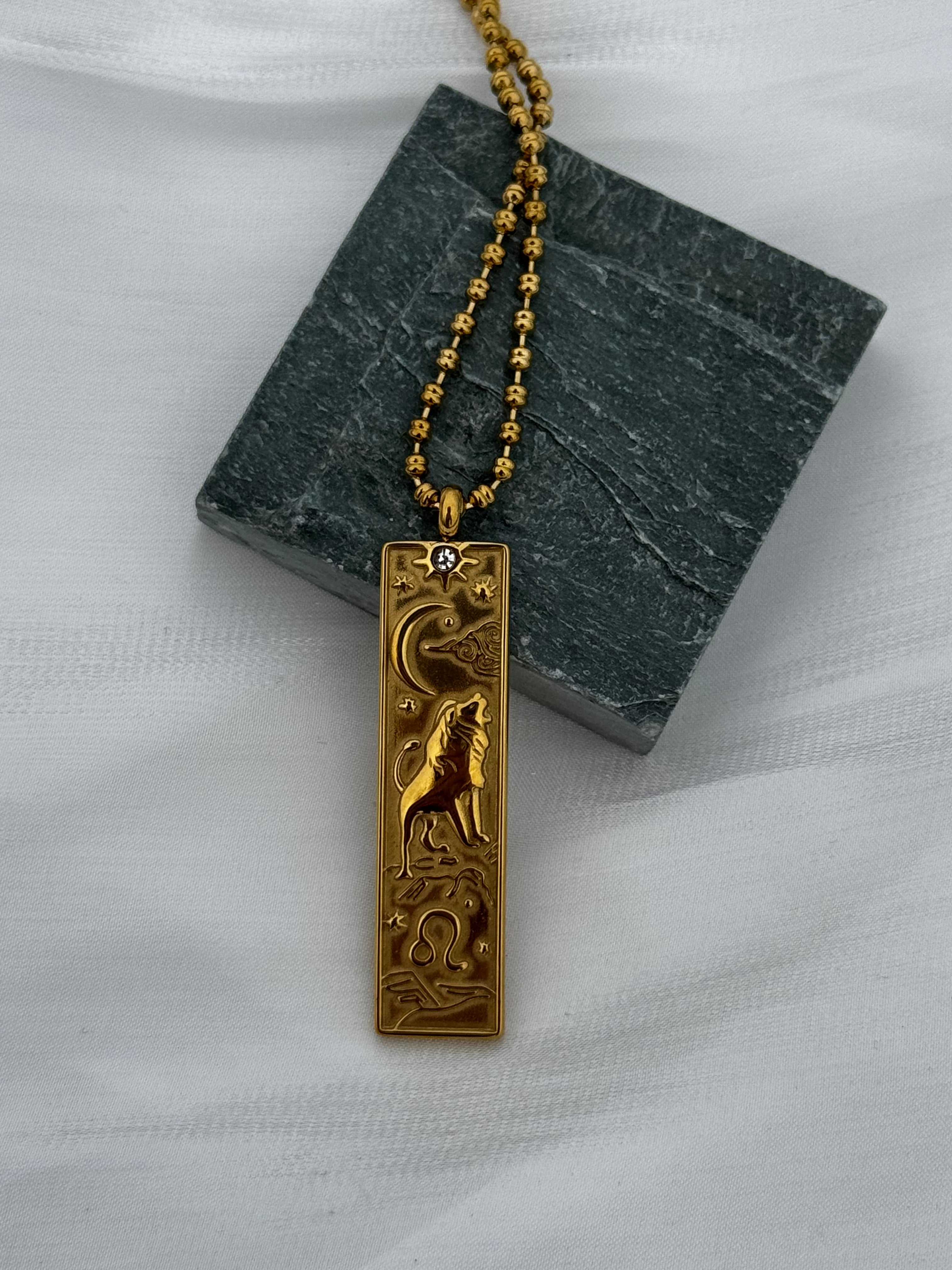12 Zodiac Tarot Goddess Necklaces