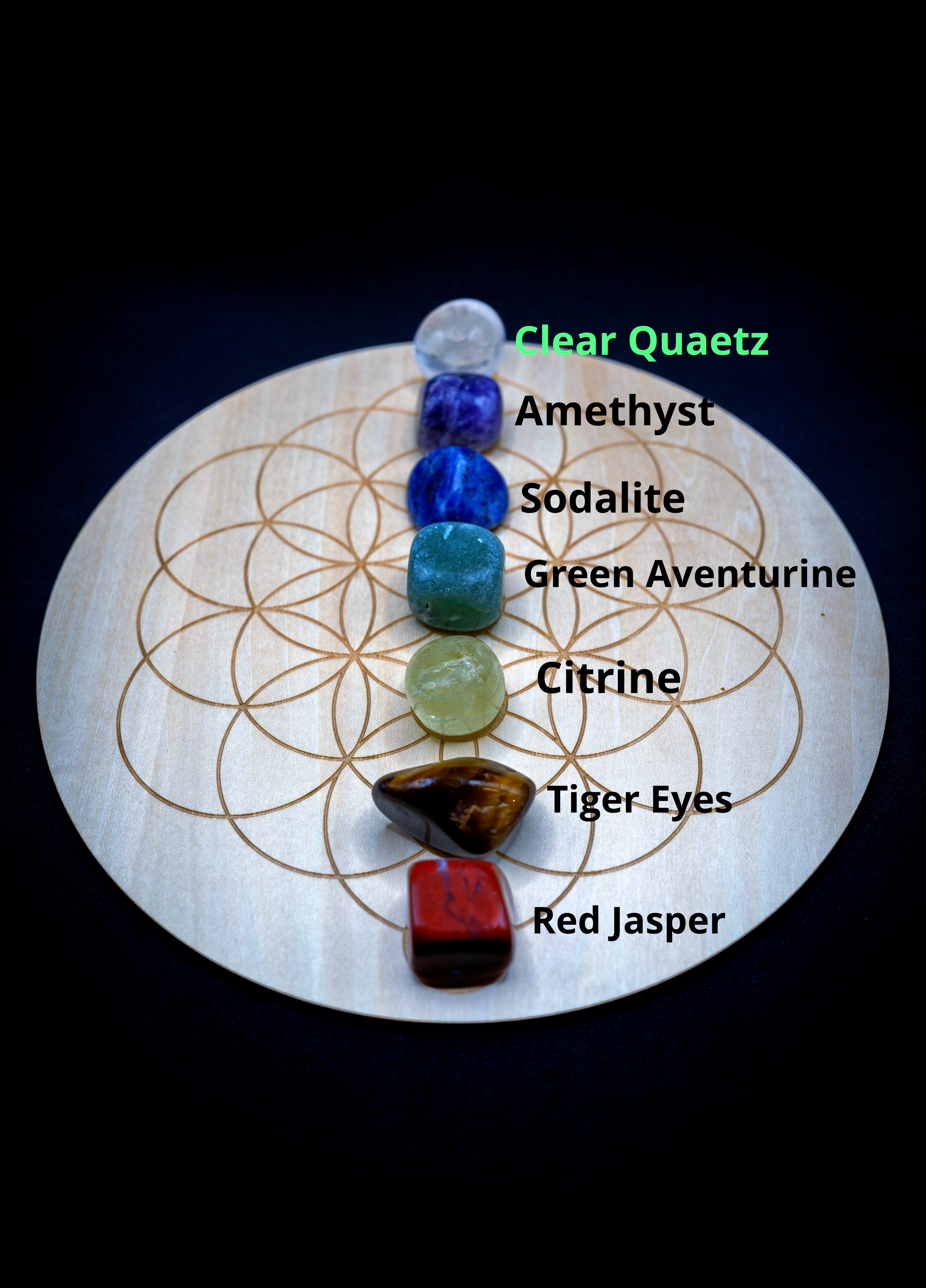 7 Chakras Crystal Set