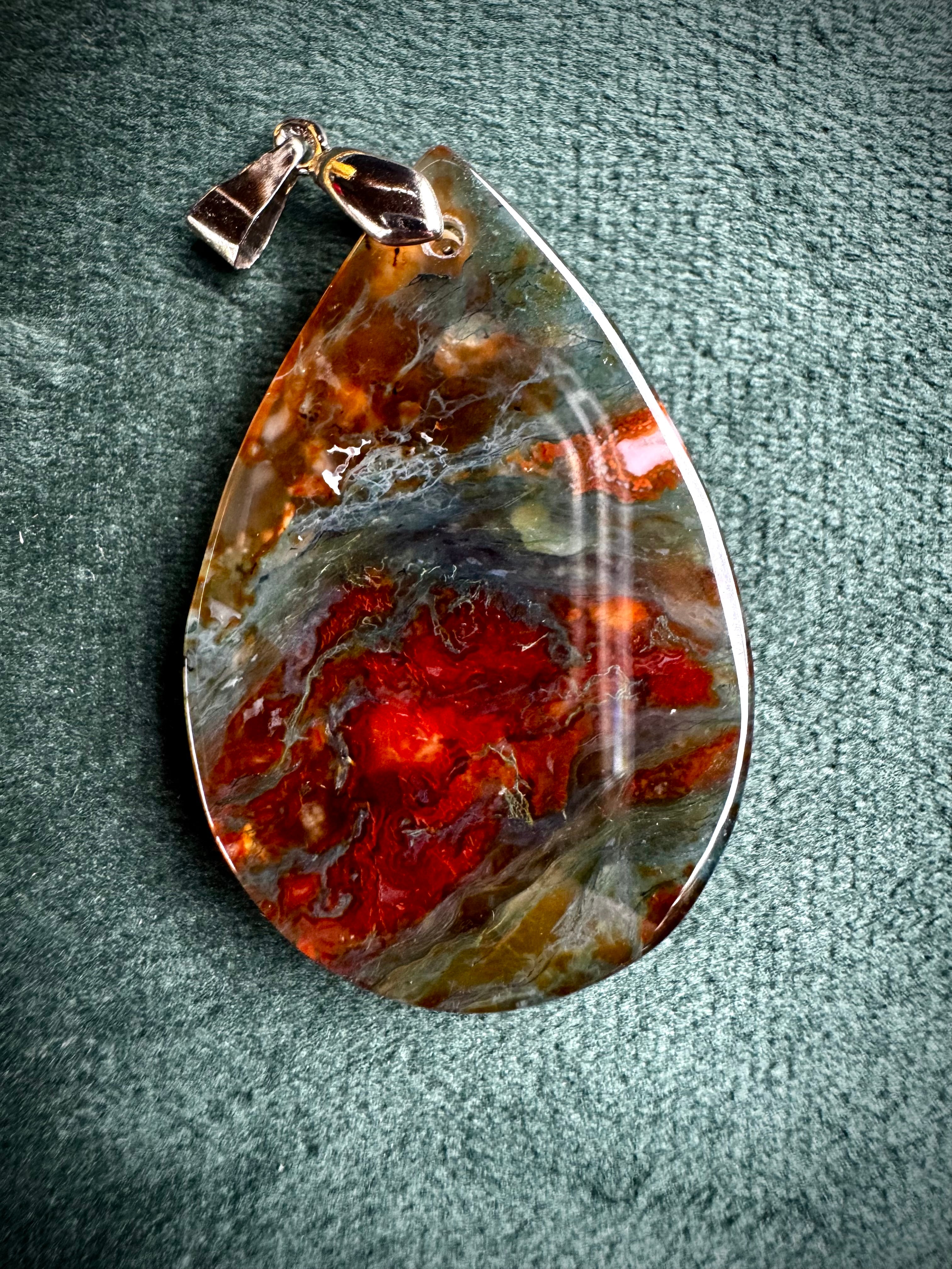 Moss Agate Pendant
