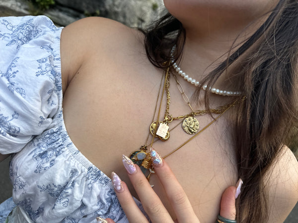 Hammered Zodiac Coin Necklaces