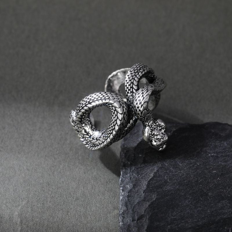 silver Python ring
