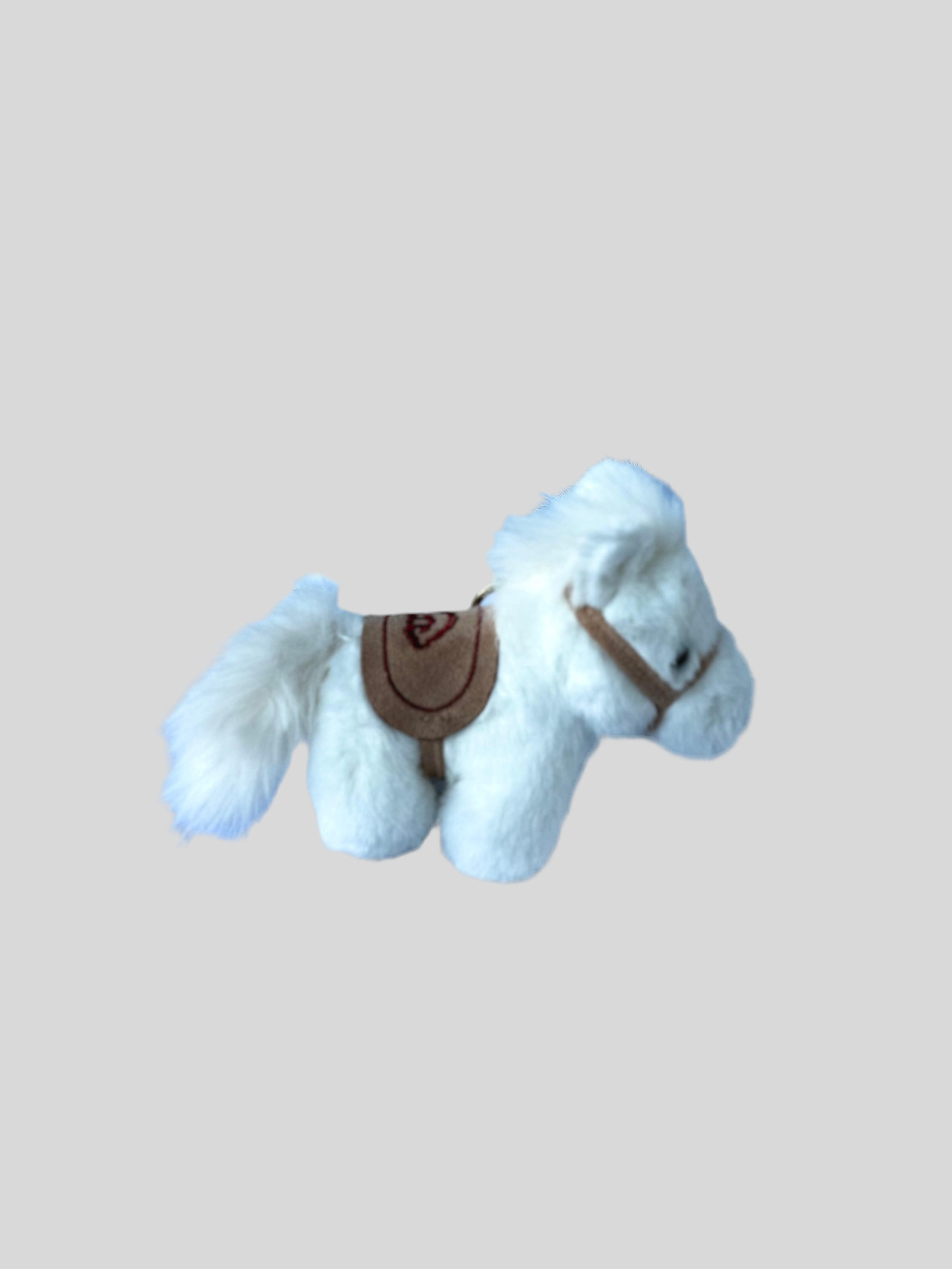 Horse Saddle Plush Keyring