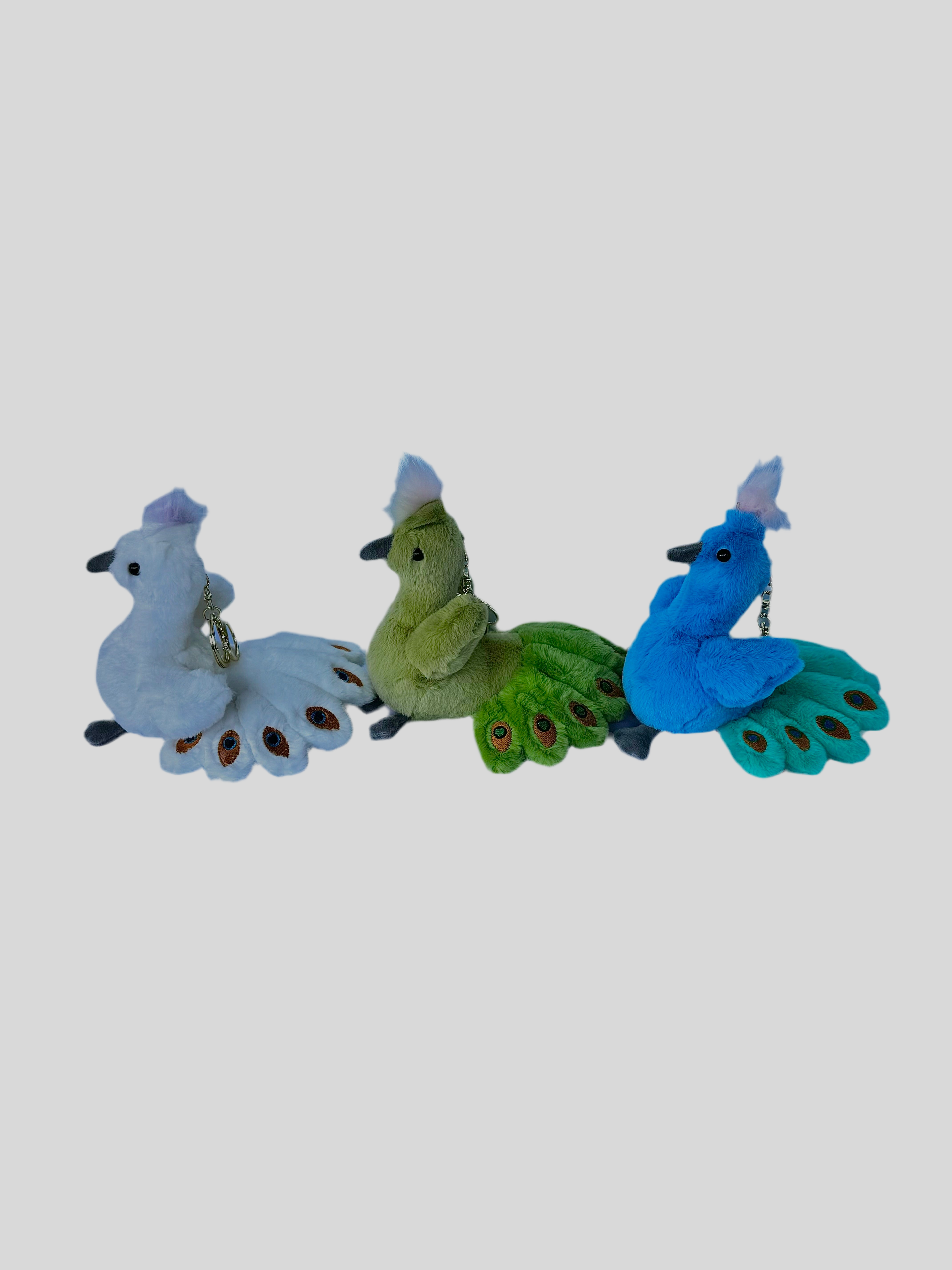 Peacock 14cm Plush Keyring