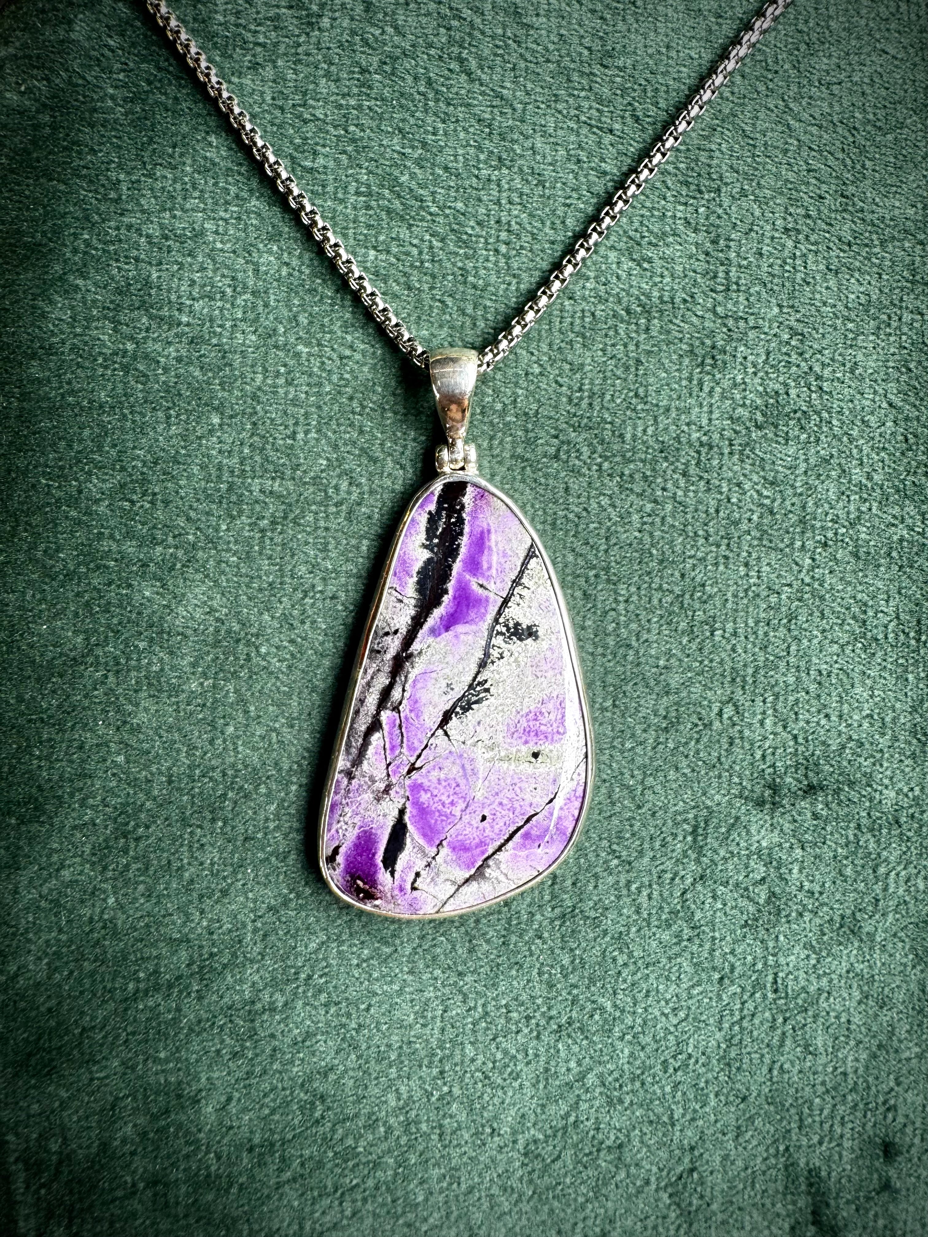 S925 Sugilite Pendant