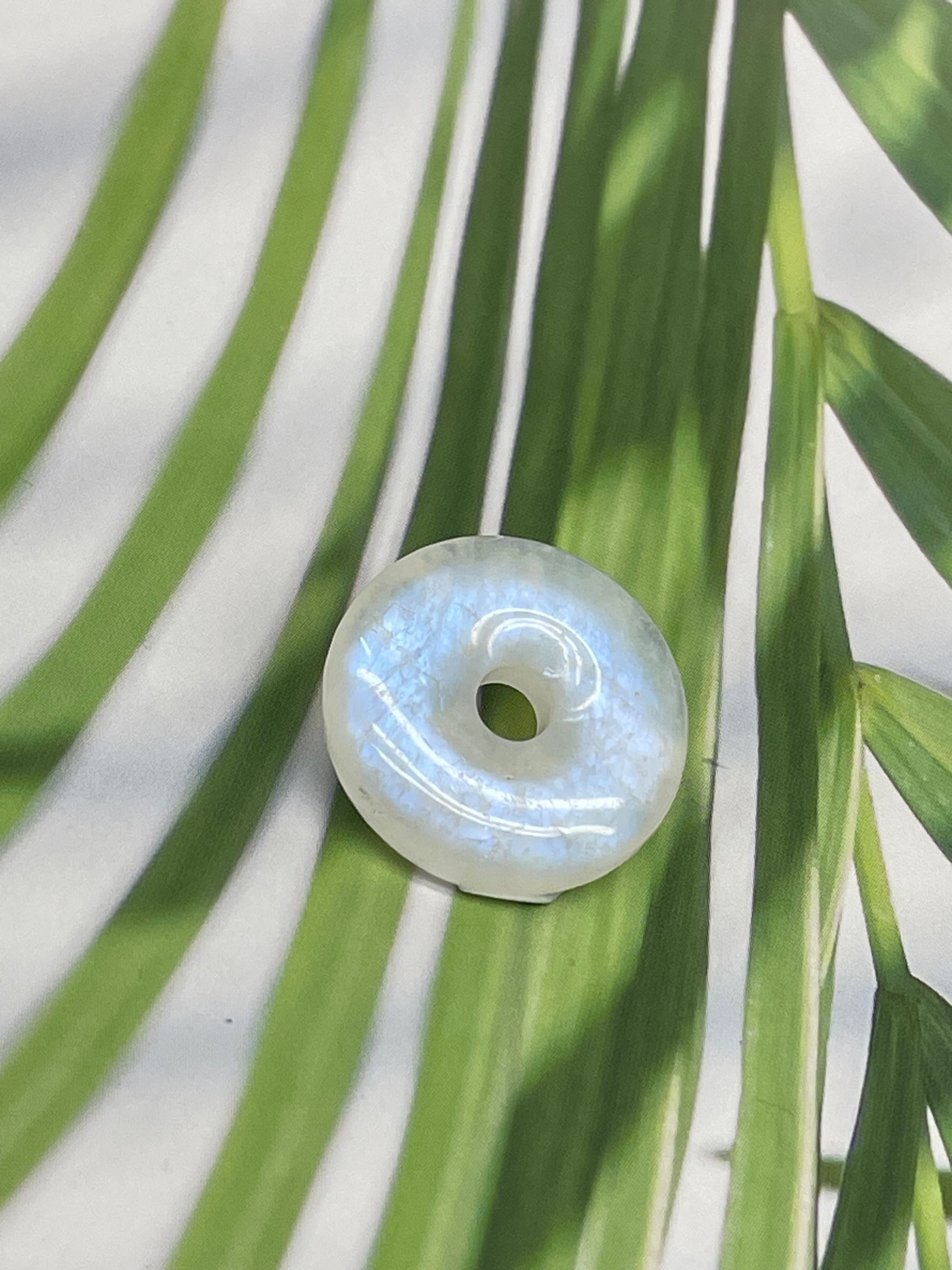 Moonstone Doughnut Pendant