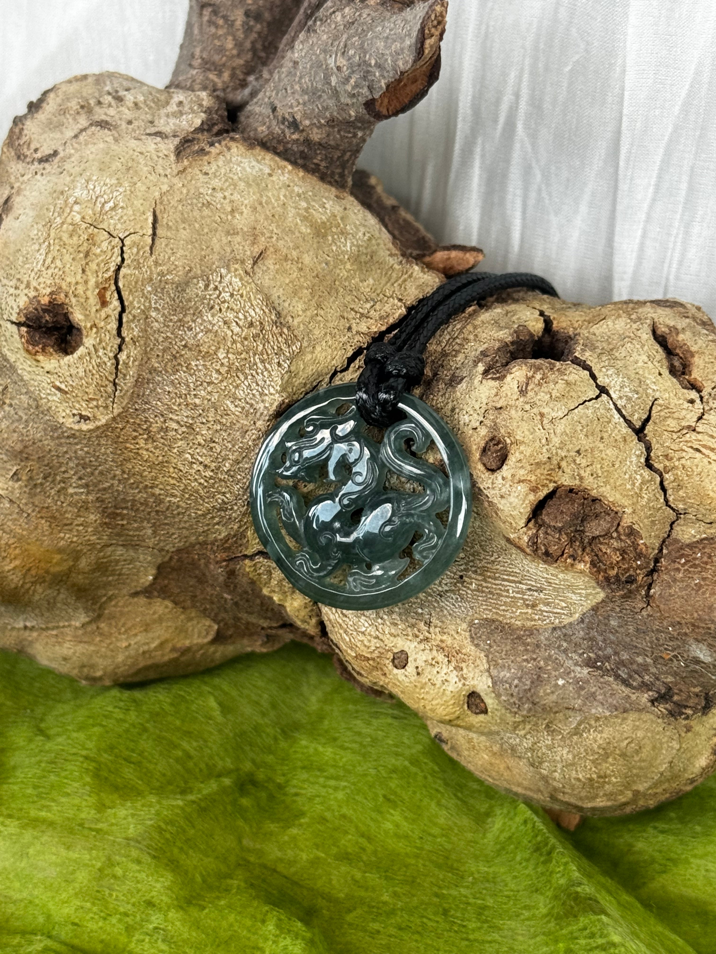 Small Jade Dragon Pendant