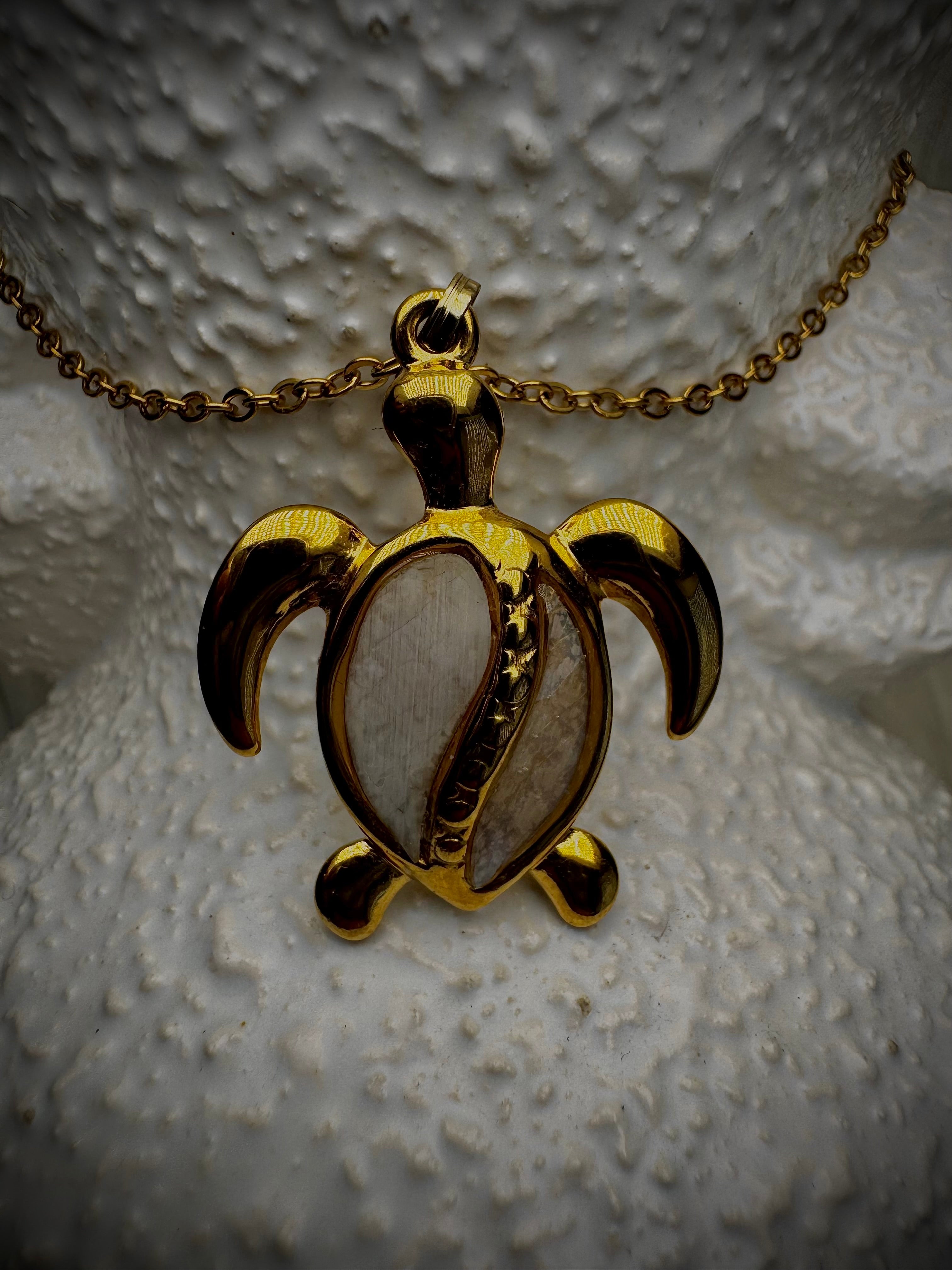 Abalone Turtle Pendants