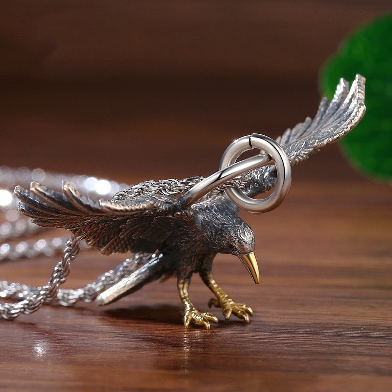 s925 eagle pendant