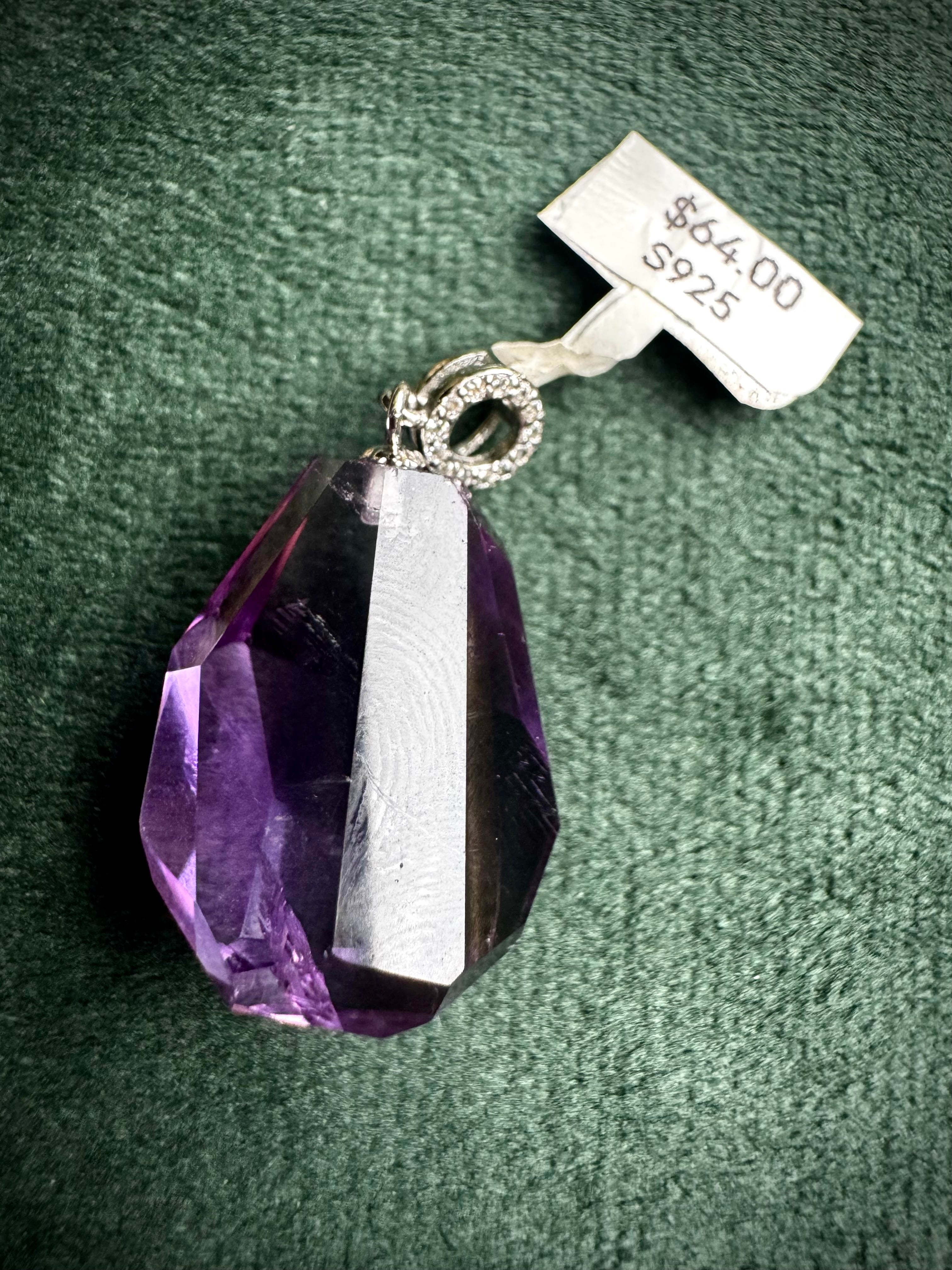 AA Grade Amethyst Pendant