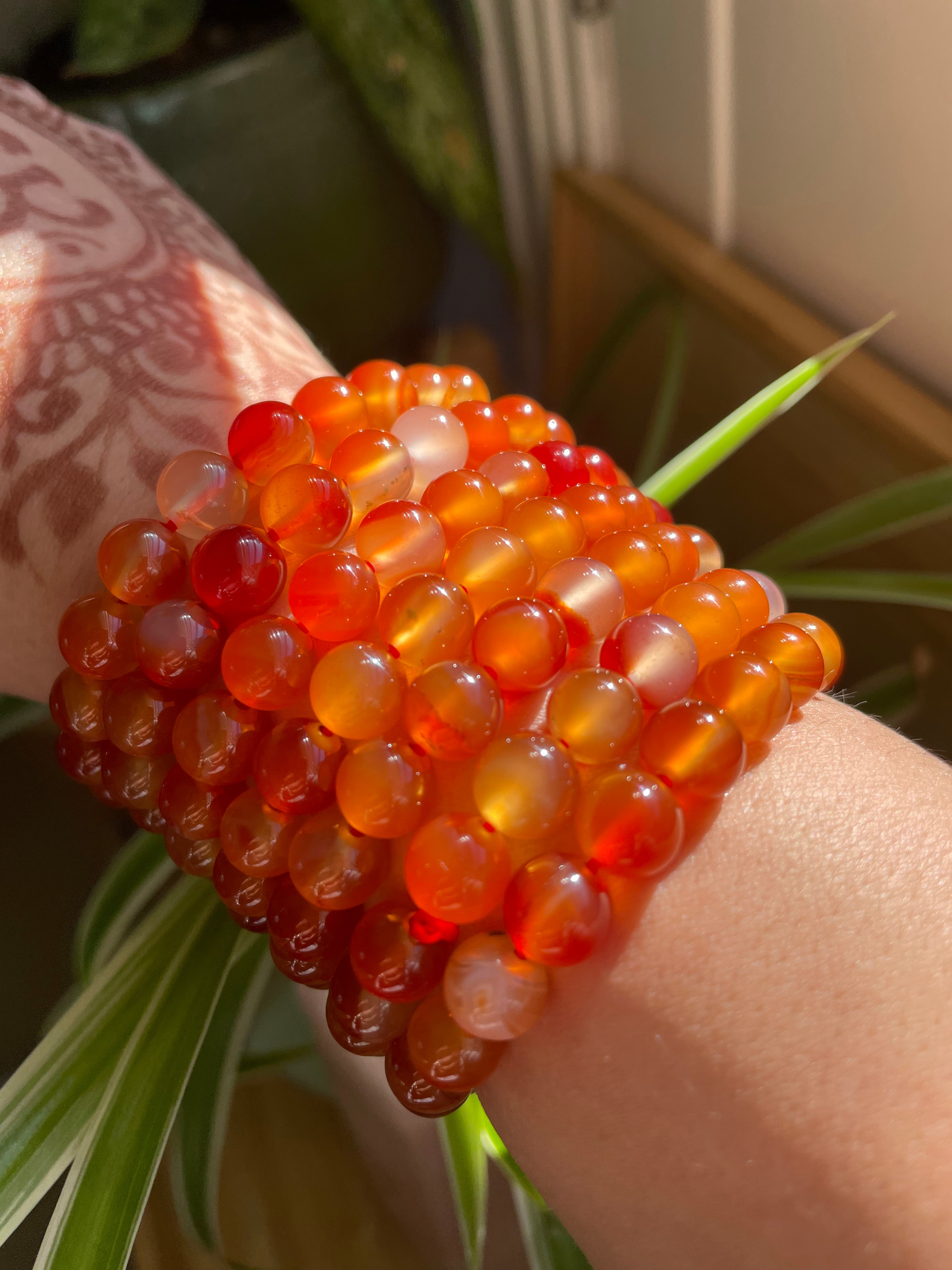 Carnelian 8mm Bracelet – Confidence • Motivation • Vitality