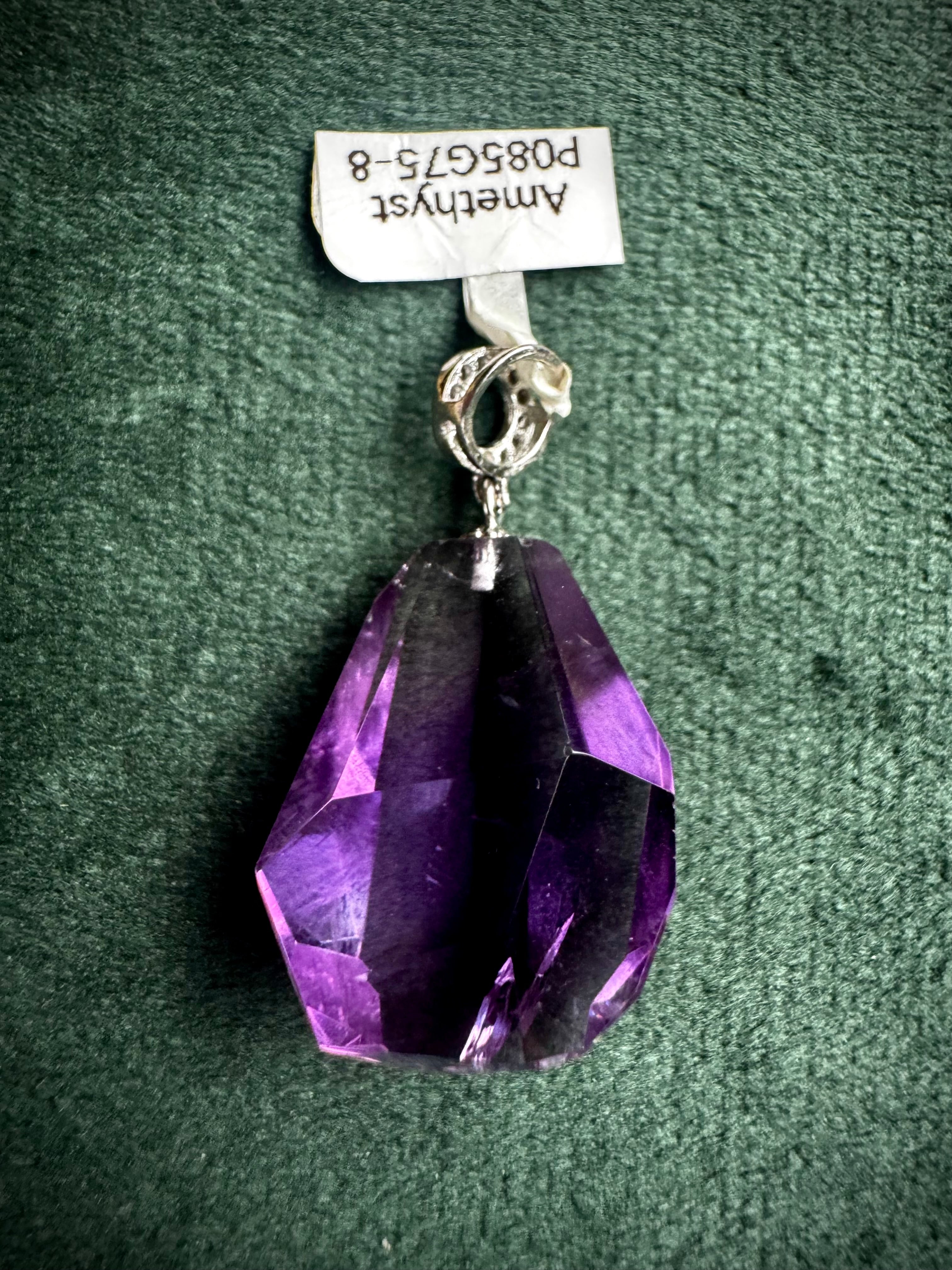 AA Grade Amethyst Pendant