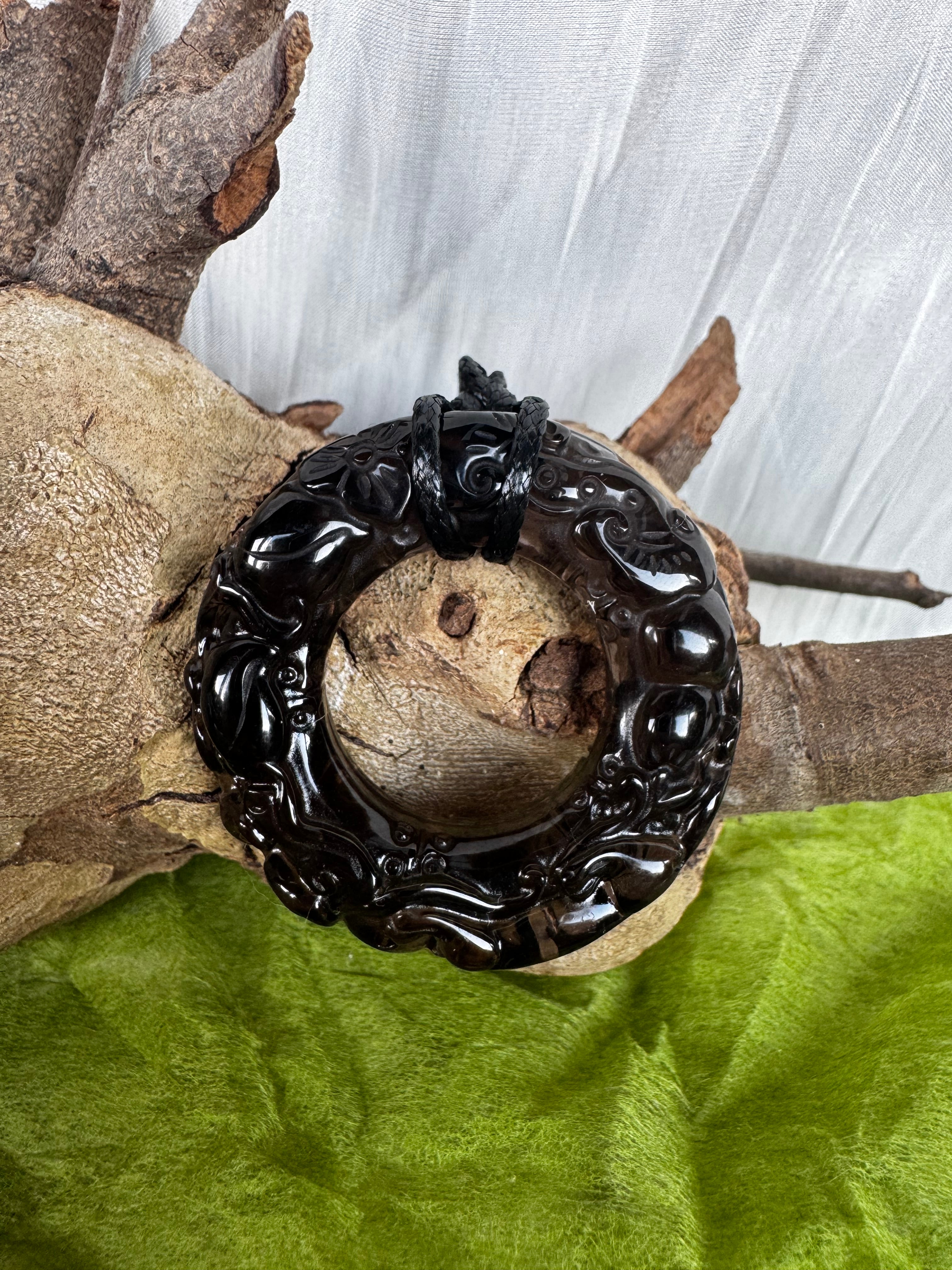 Obsidian Lotus Doughnut