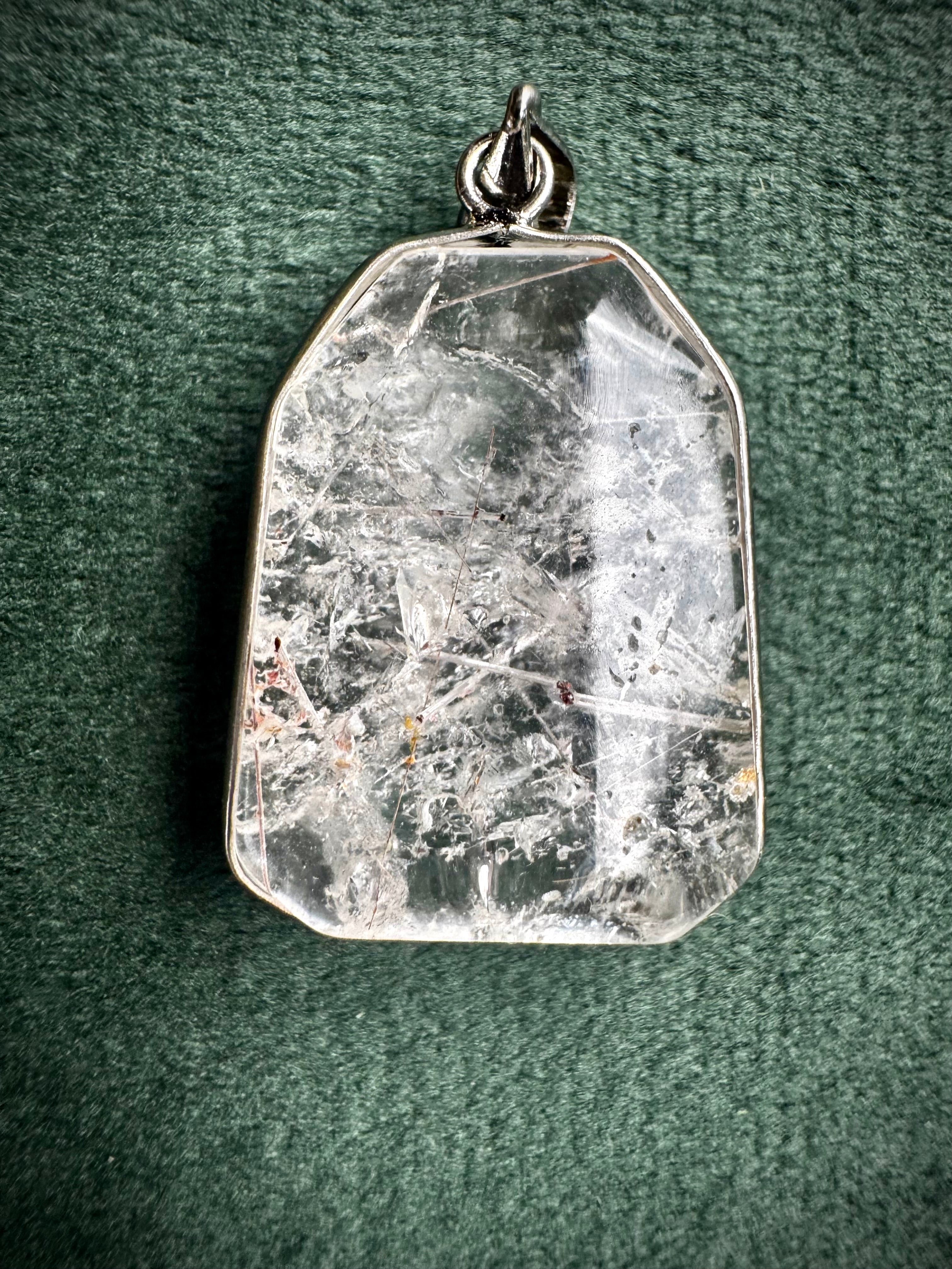 Rutile Quartz Pendants