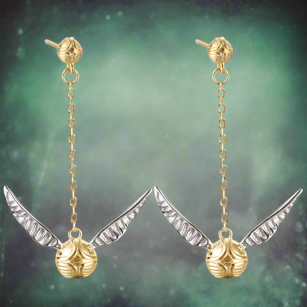 Harry Potter Gold Snitch Earring