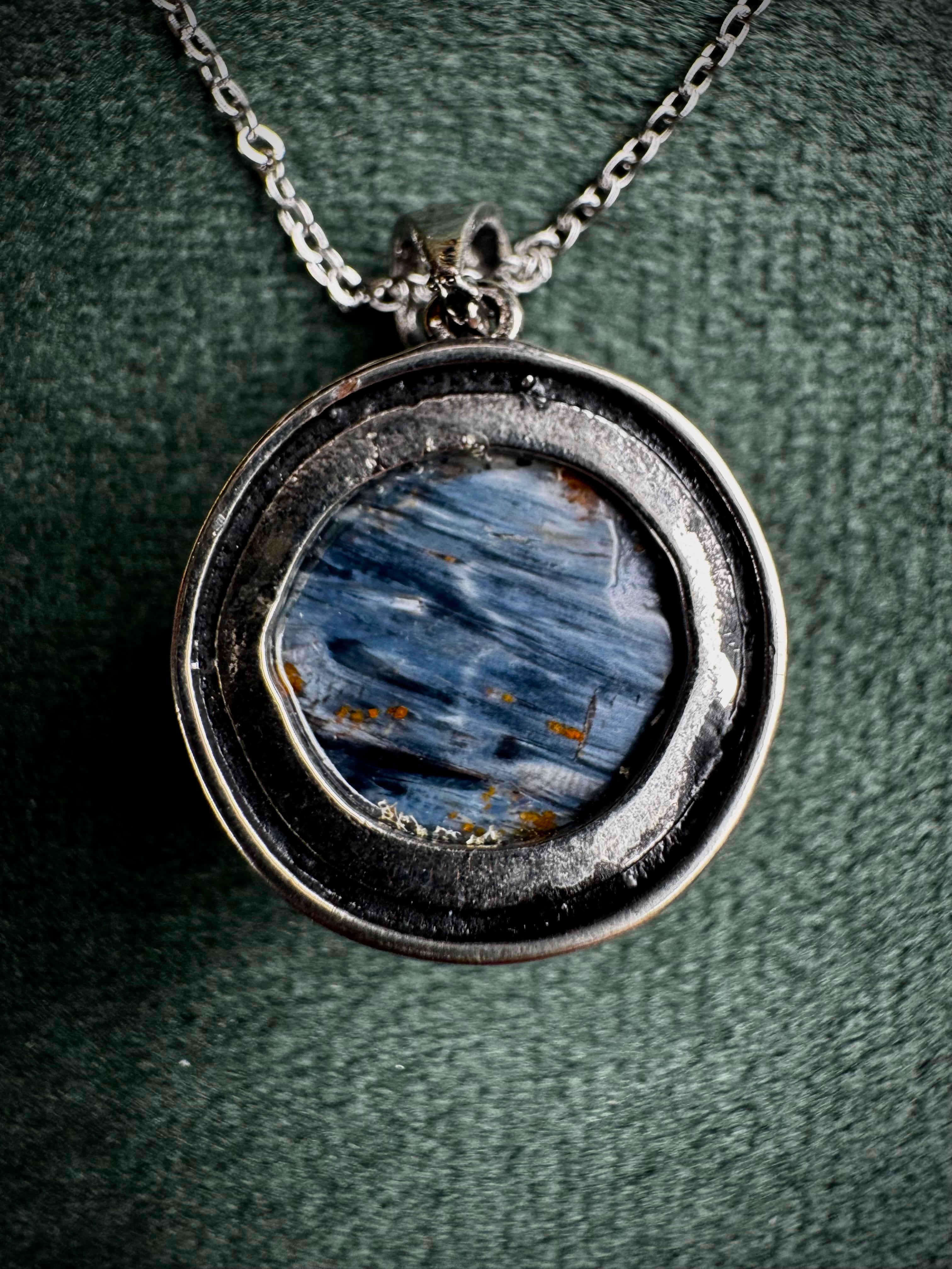 Round Pietersite pendant