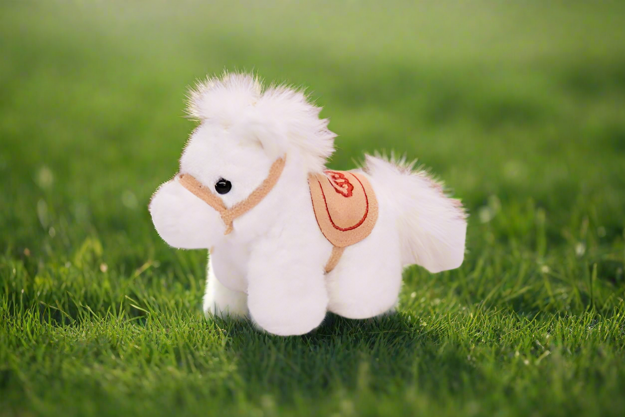 Horse Saddle Plush Keyring