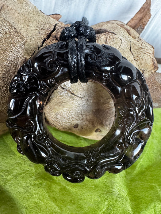 Obsidian Lotus Doughnut