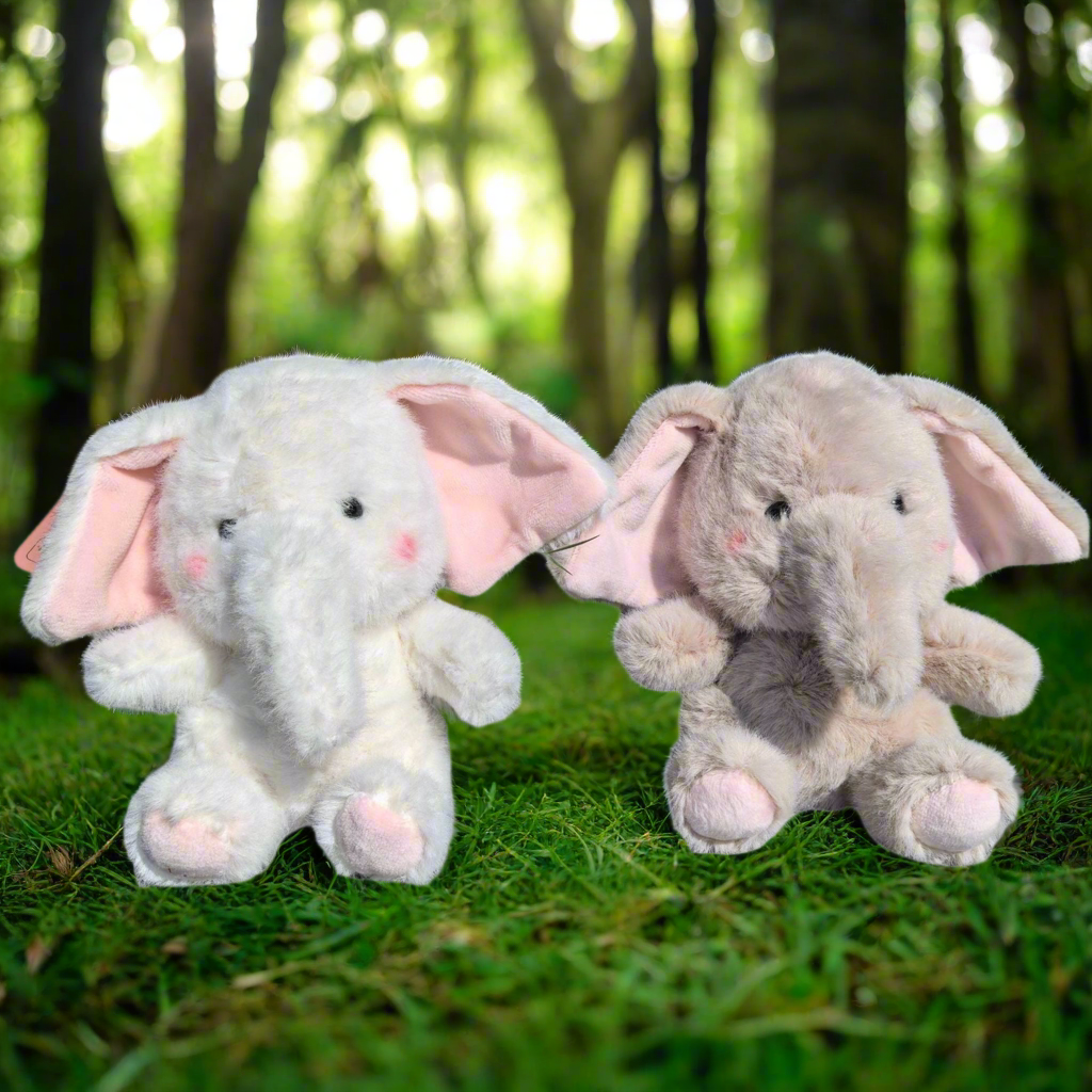 Baby Elephant Plush Keyring