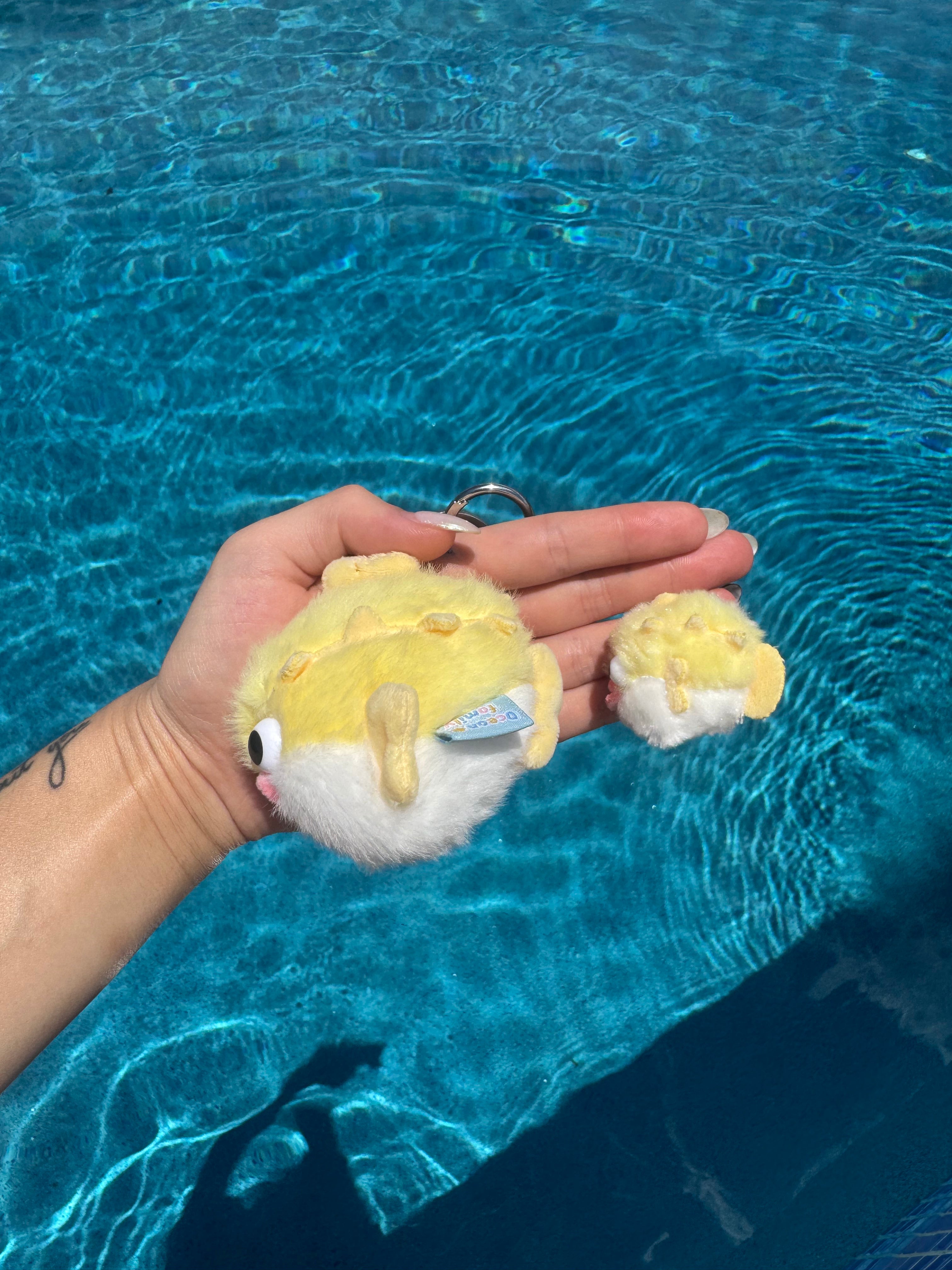 Puffer Fish & Baby Keychain